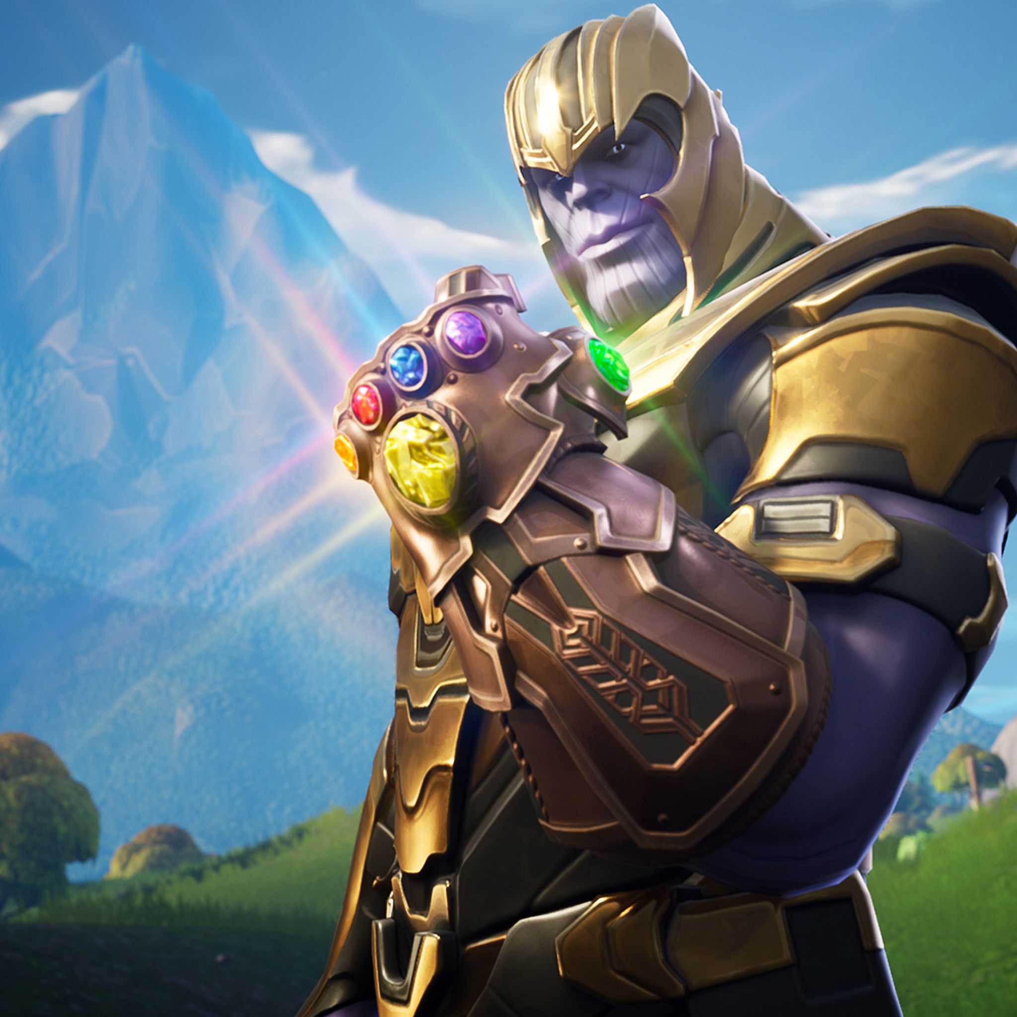 Thanos In Fortnite Battle Royale iPad Air HD 4k Wallpaper, Image, Background, Photo and Picture
