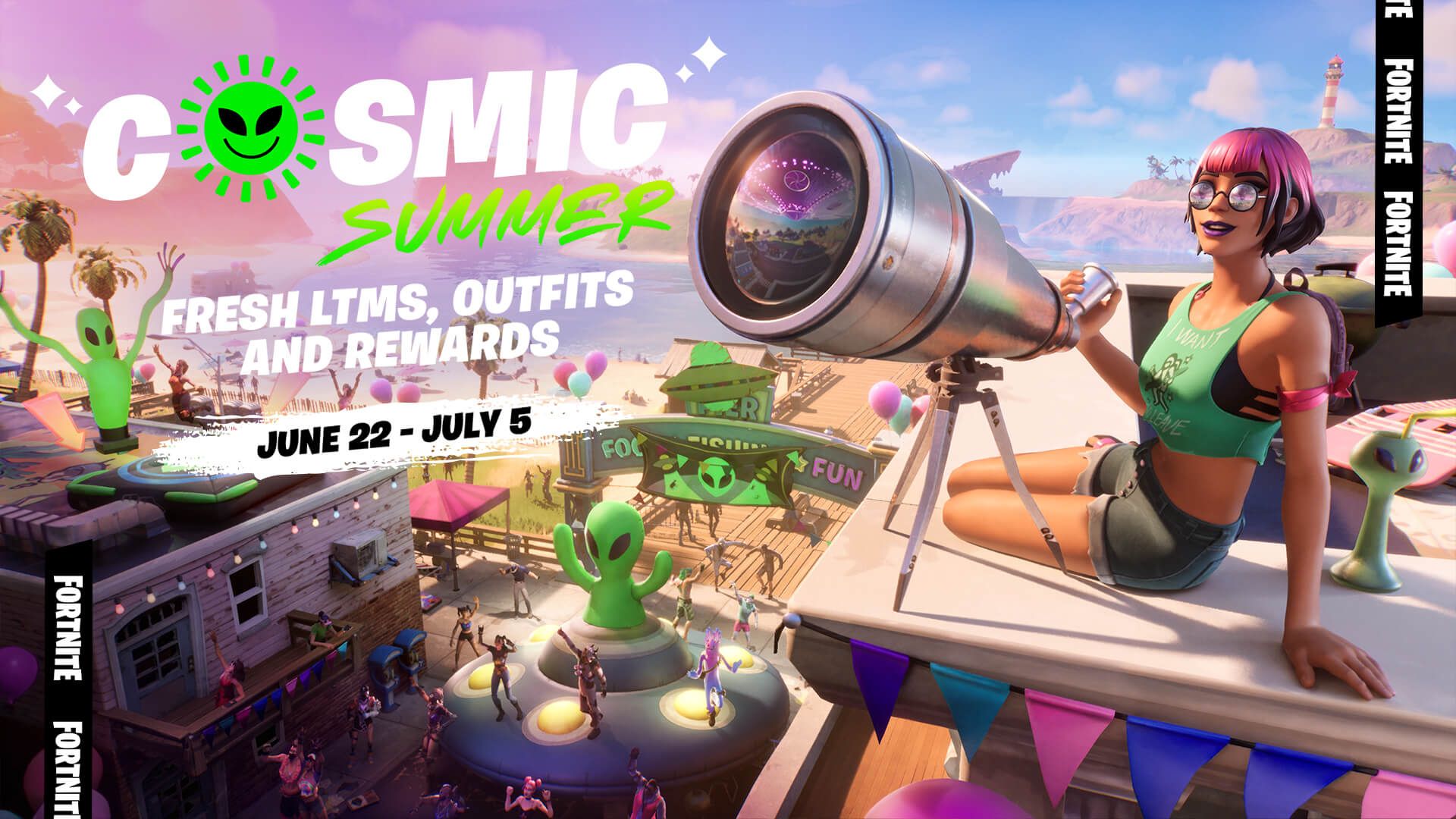 Fortnite Cosmic Summer: Pack for the Beach with New Rewards and More!