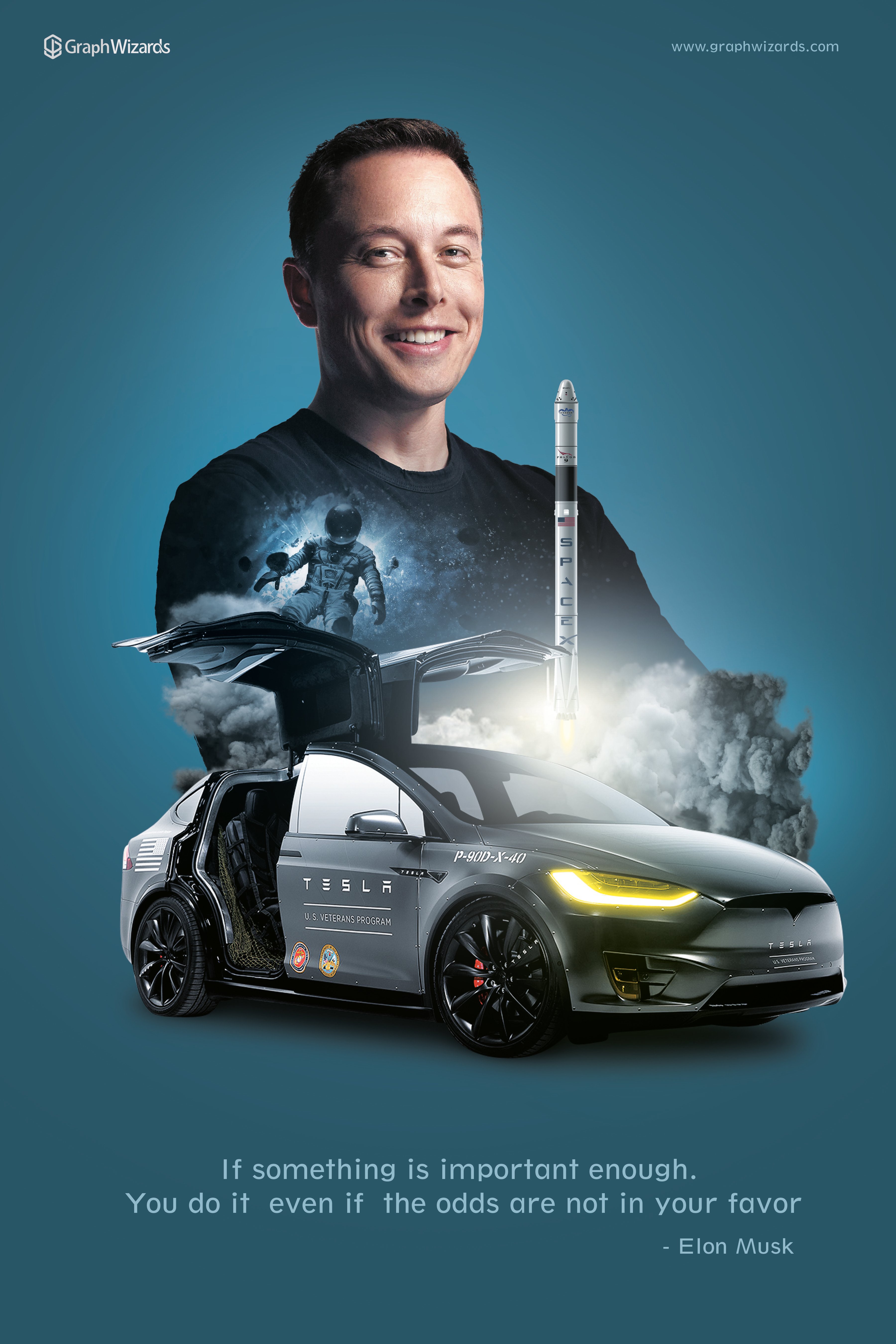 Elon Musk Poster. Elon musk tesla, Elon musk quotes, Elon musk quotes inspiration