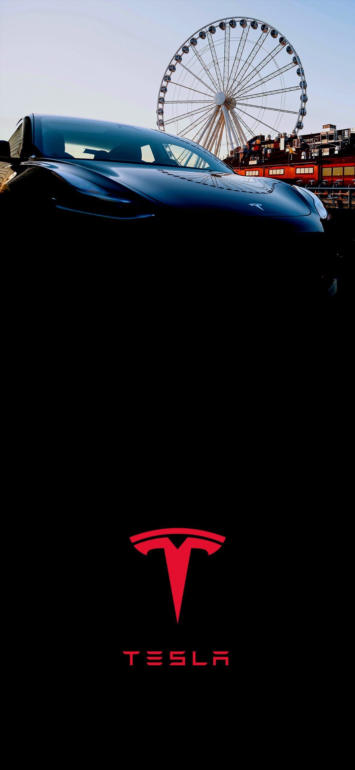 Tesla & Ferriswheel. Tesla, Wallpaper, Tesla car