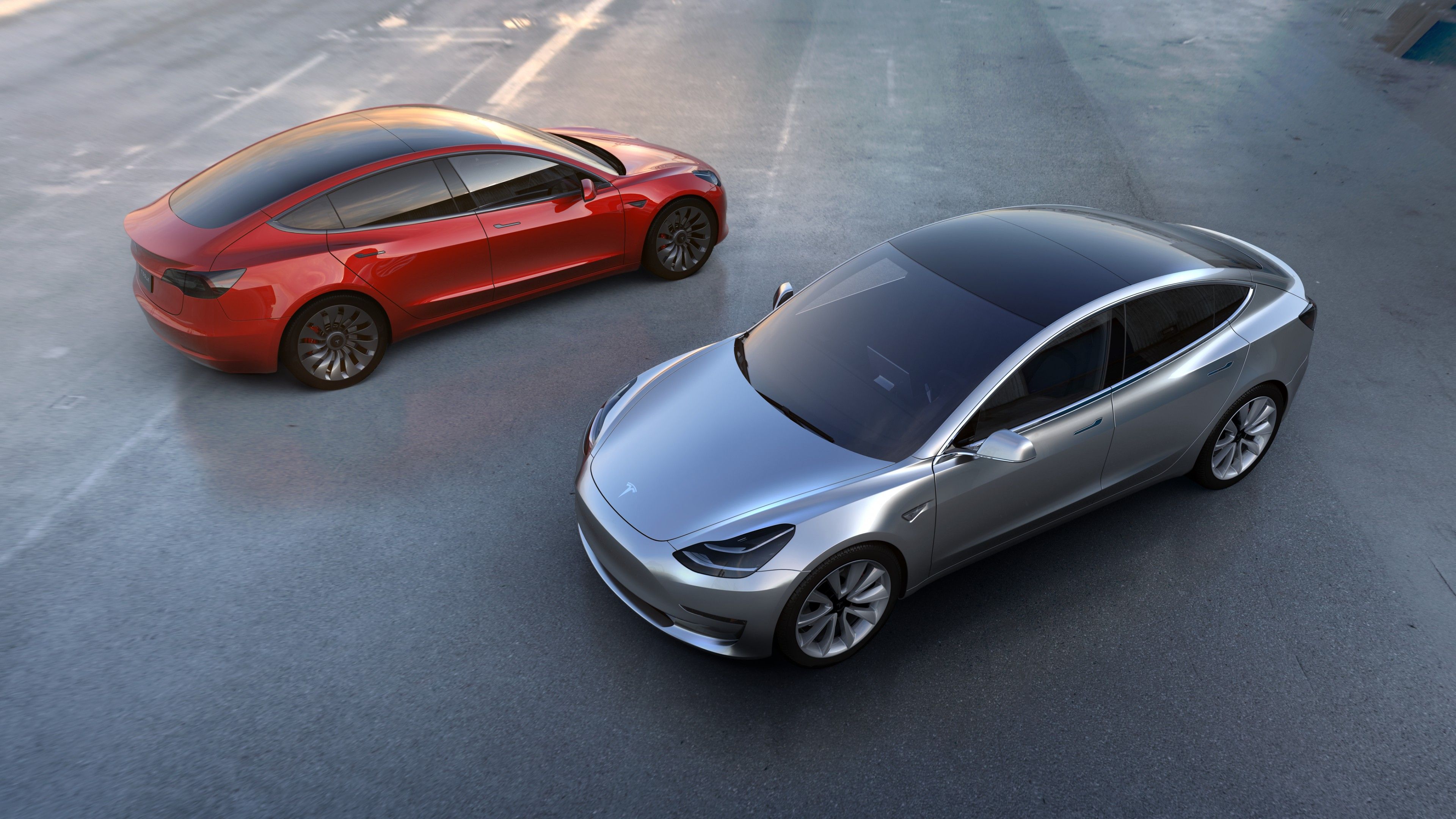 Wallpaper Tesla Model 3 Prototype, electric cars, sedan, Elon Musk, Cars & Bikes