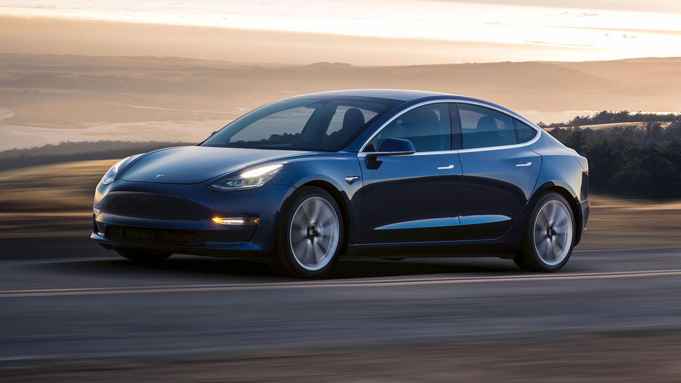 Tesla CEO Elon Musk reveals new Model 3 at $000 base price