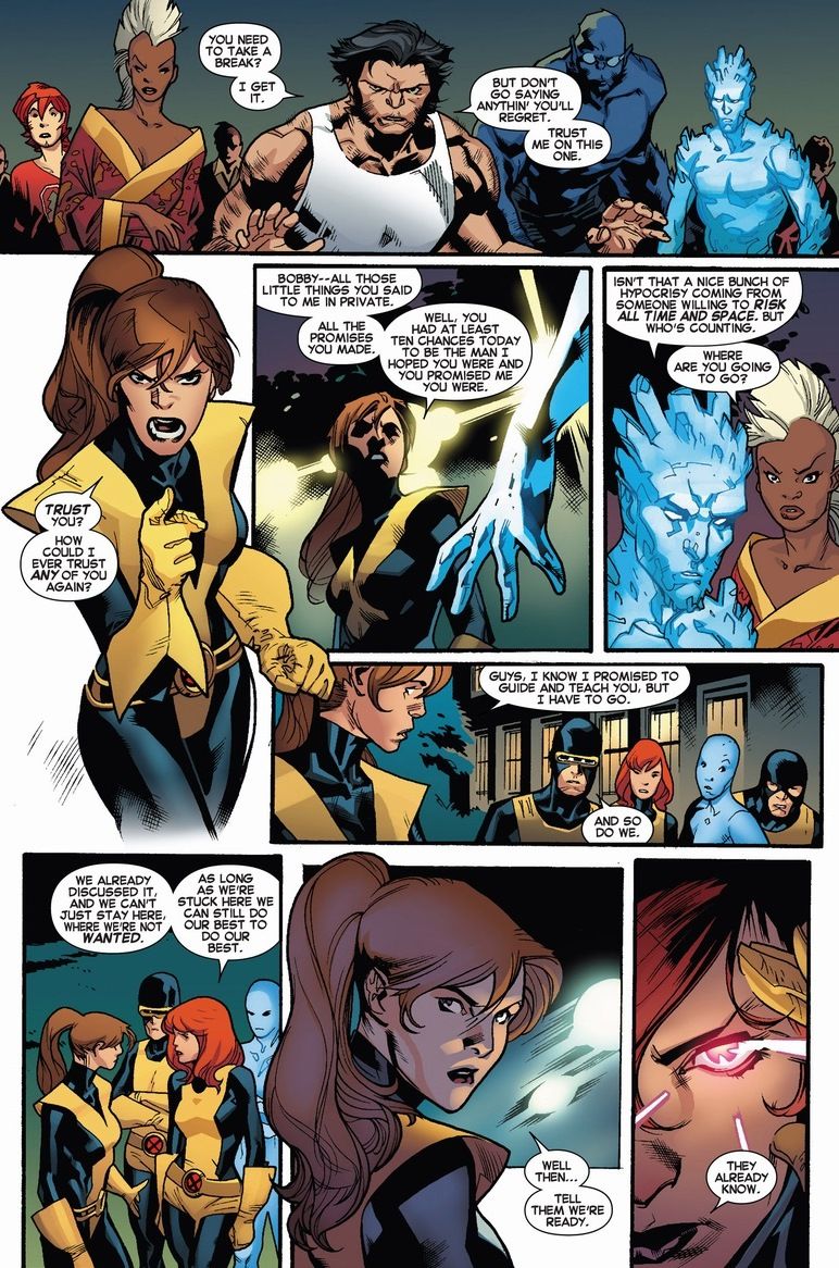 Kitty Pryde's rebound boyfriend Iceman