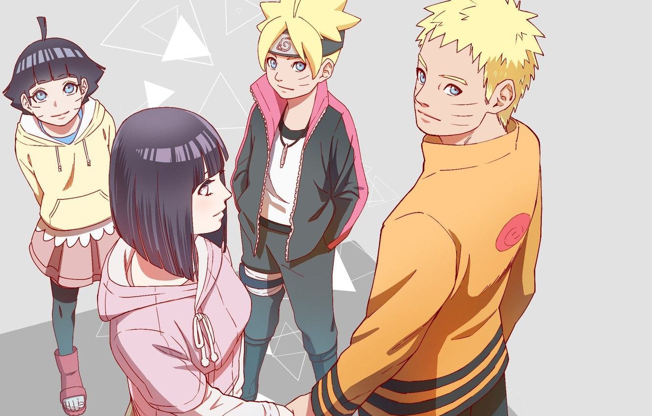 Wallpaper family, Naruto, Naruto, Uzumaki Naruto, Hinata Hugo, Boruto, Boruto, Himawari, Uzumaki Boruto image for desktop, section сёнэн