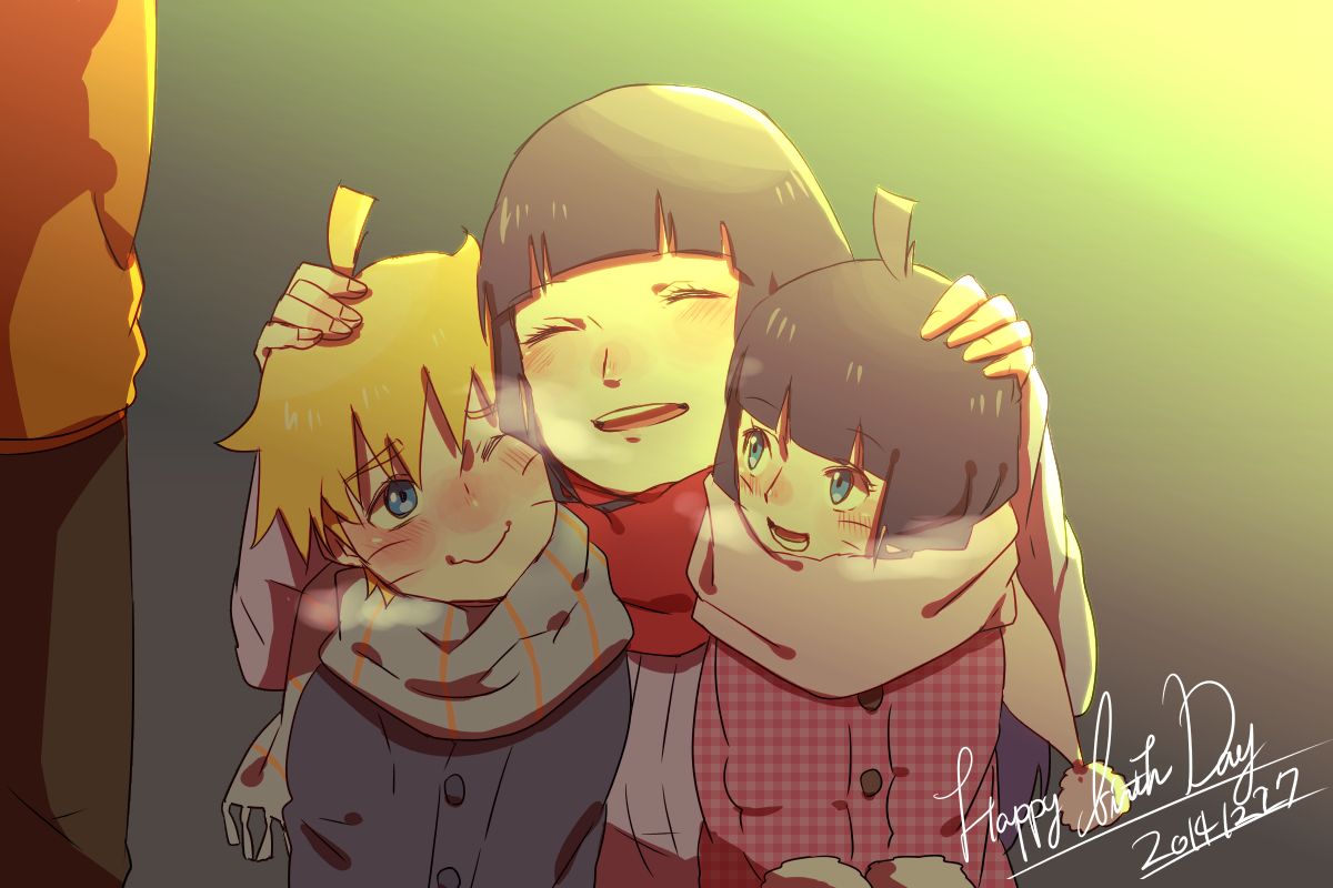 Hinata Himawari And Boruto