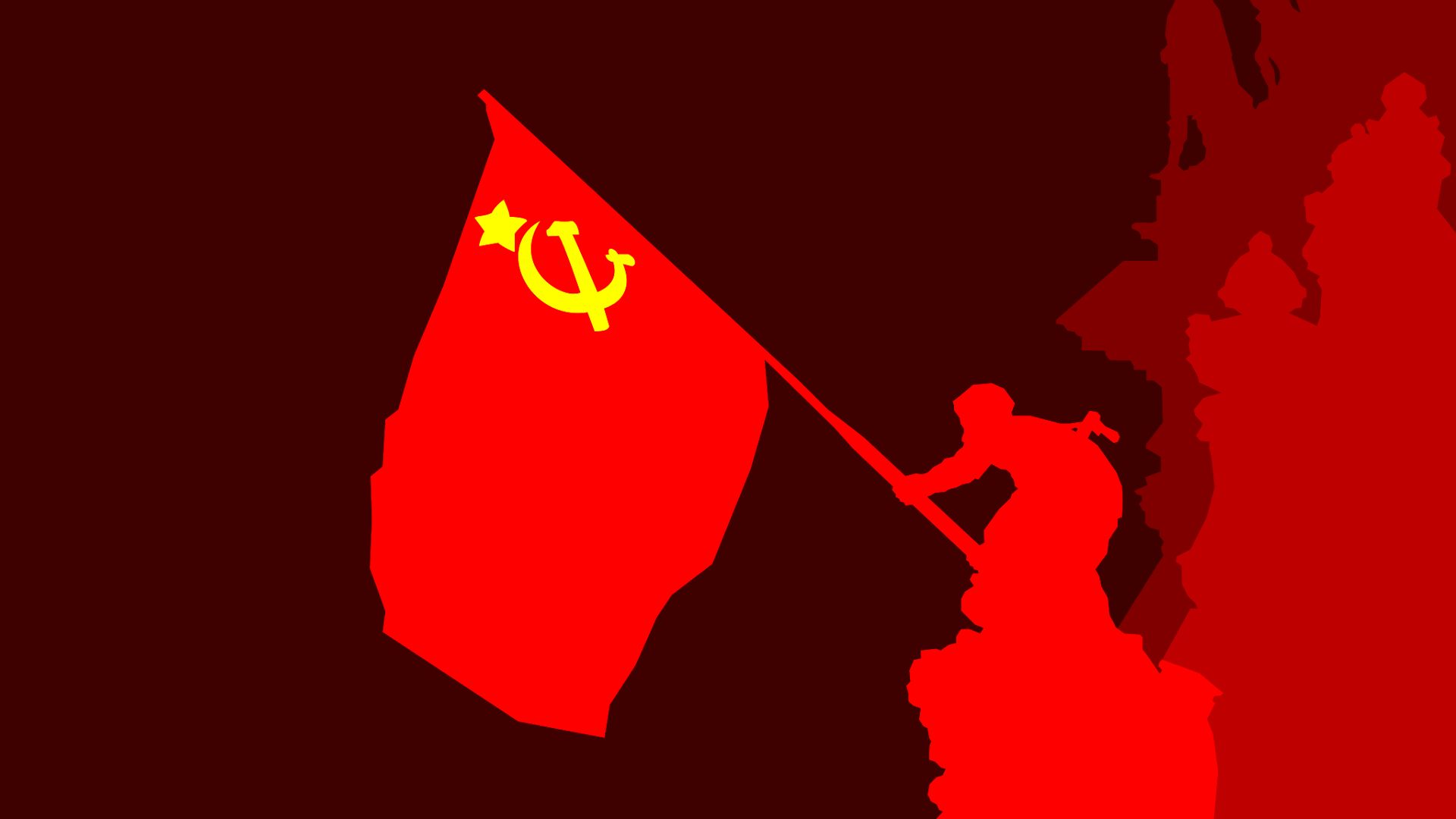 image Of Communist Anime Girl Wallpaper