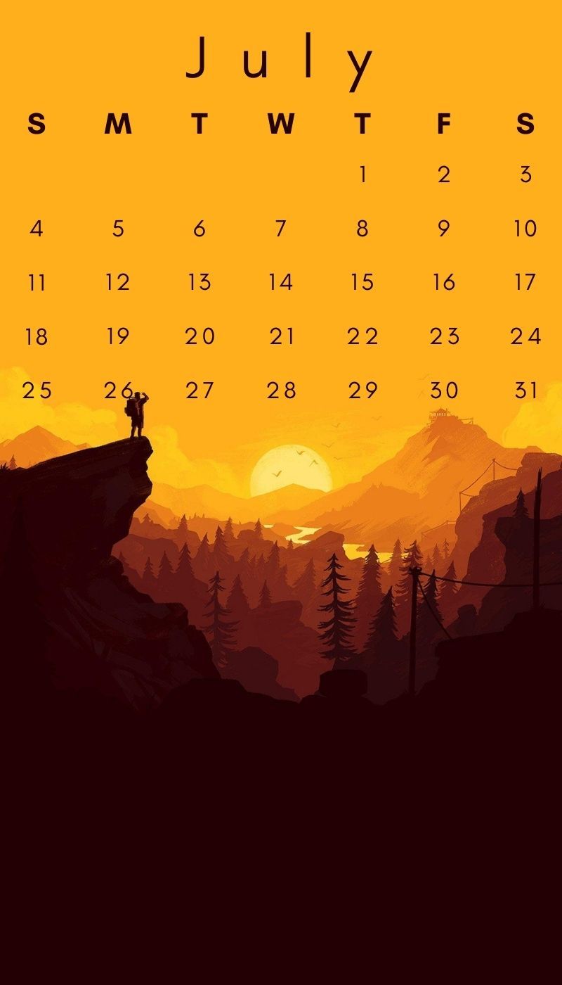 July 2021 Calendar Wallpapers - Wallpaper Cave