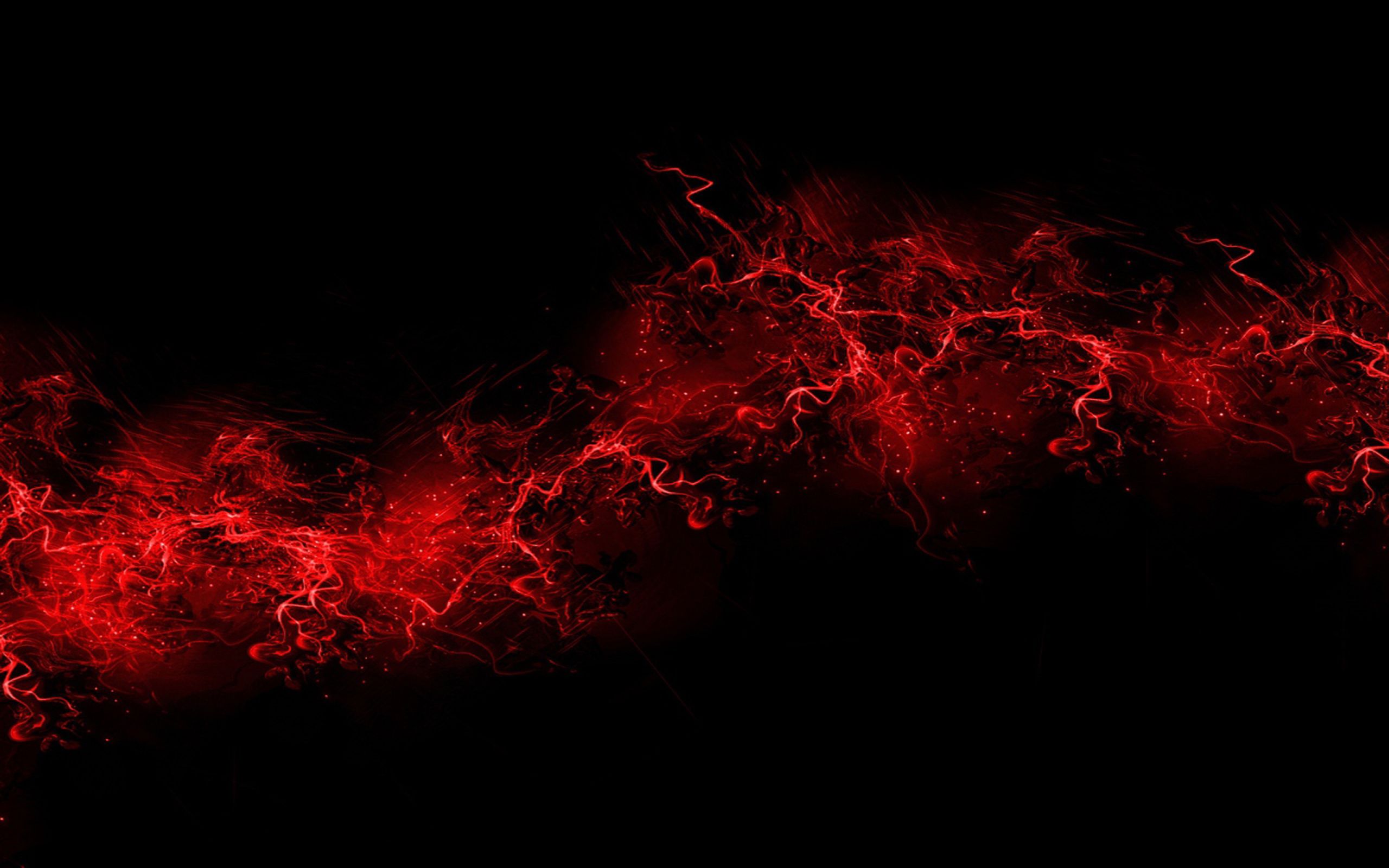 Black Background Red Color Paint Explosion Burst 746 2560x1600, Wallpaper13.com
