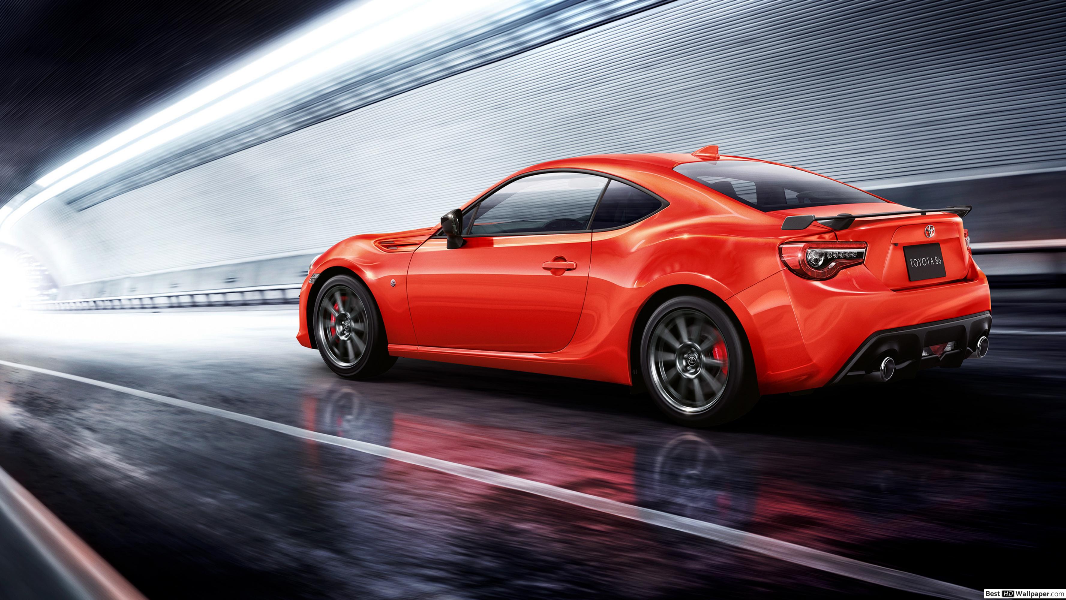 Red Toyota 86 HD wallpaper download