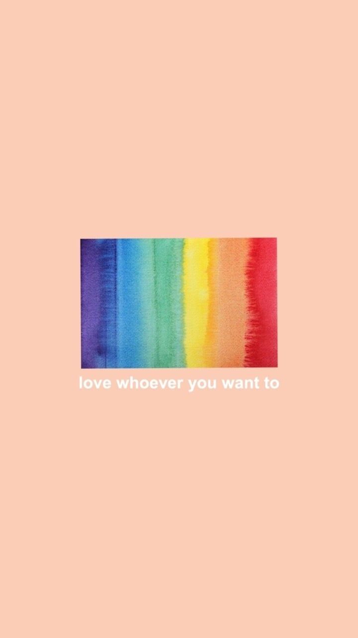 Aesthetic Pride Month Rainbow Wallpaper iPhone