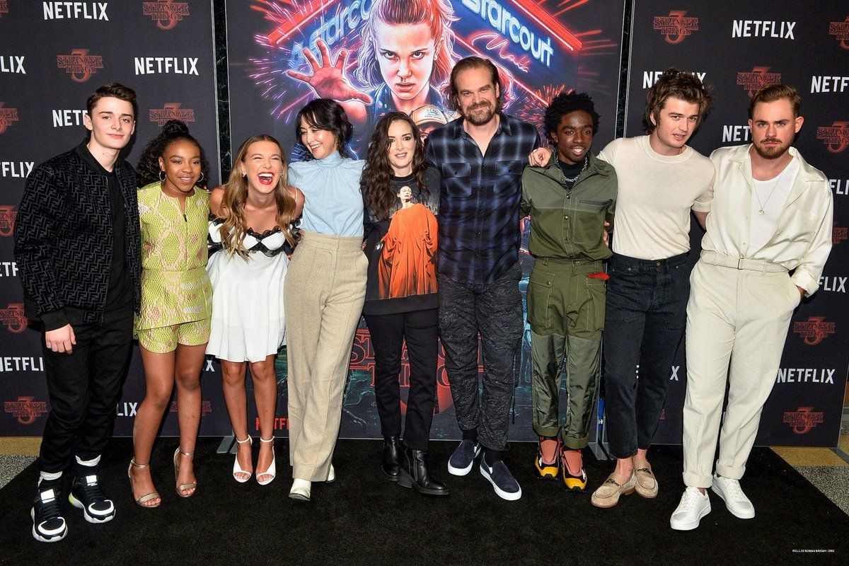 Millie Bobby Brown Fan: Photocall For Netflix's 'Stranger Things' Season 3 - see more photo at 'Millie Bobby Brown Fan' (a fansite): #MillieBobbyBrown #StrangerThings