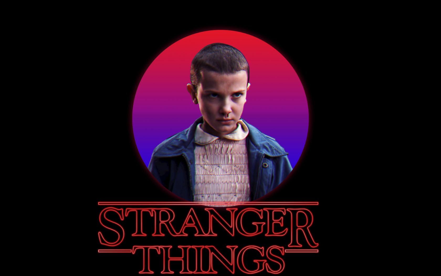Free download Millie Bobby Brown As Eleven In Stranger Things Logo Full [7680x4320] for your Desktop, Mobile & Tablet. Explore Stranger Things Eleven Wallpaper. Stranger Things Eleven Wallpaper, Stranger