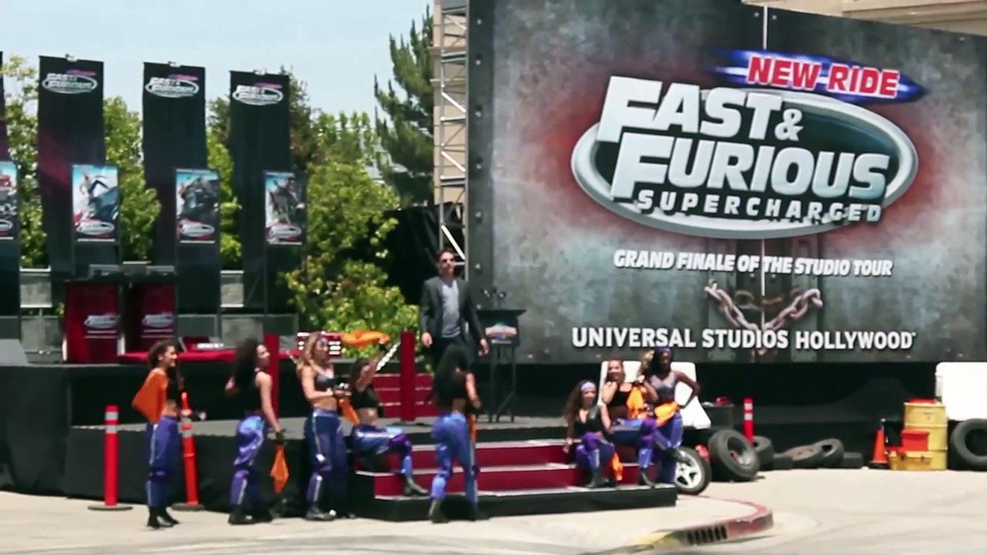 Fast & Furious—Supercharged ride grand opening at Universal Studios Hollywood - 動画 Dailymotion