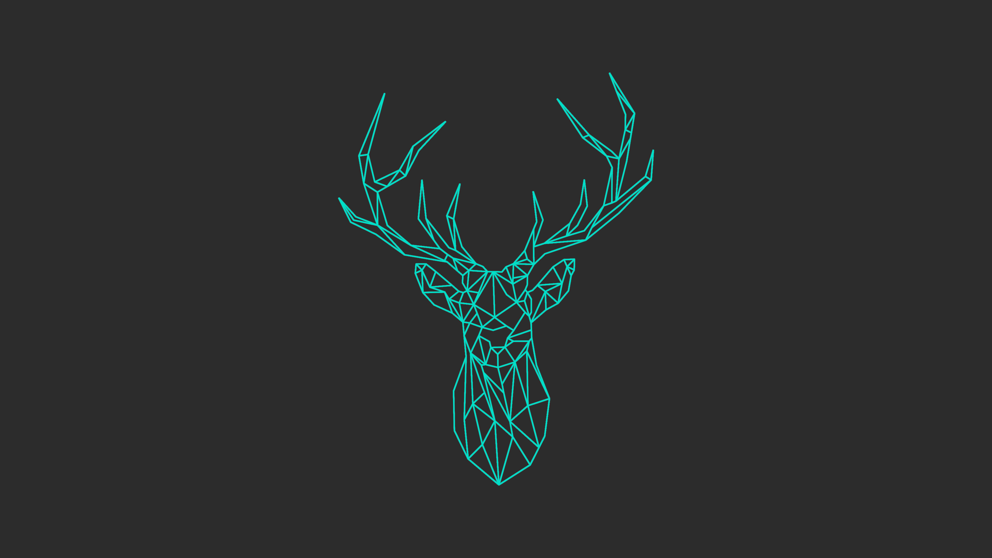Polygon Deer. Deer wallpaper, Wallpaper, Phone wallpaper