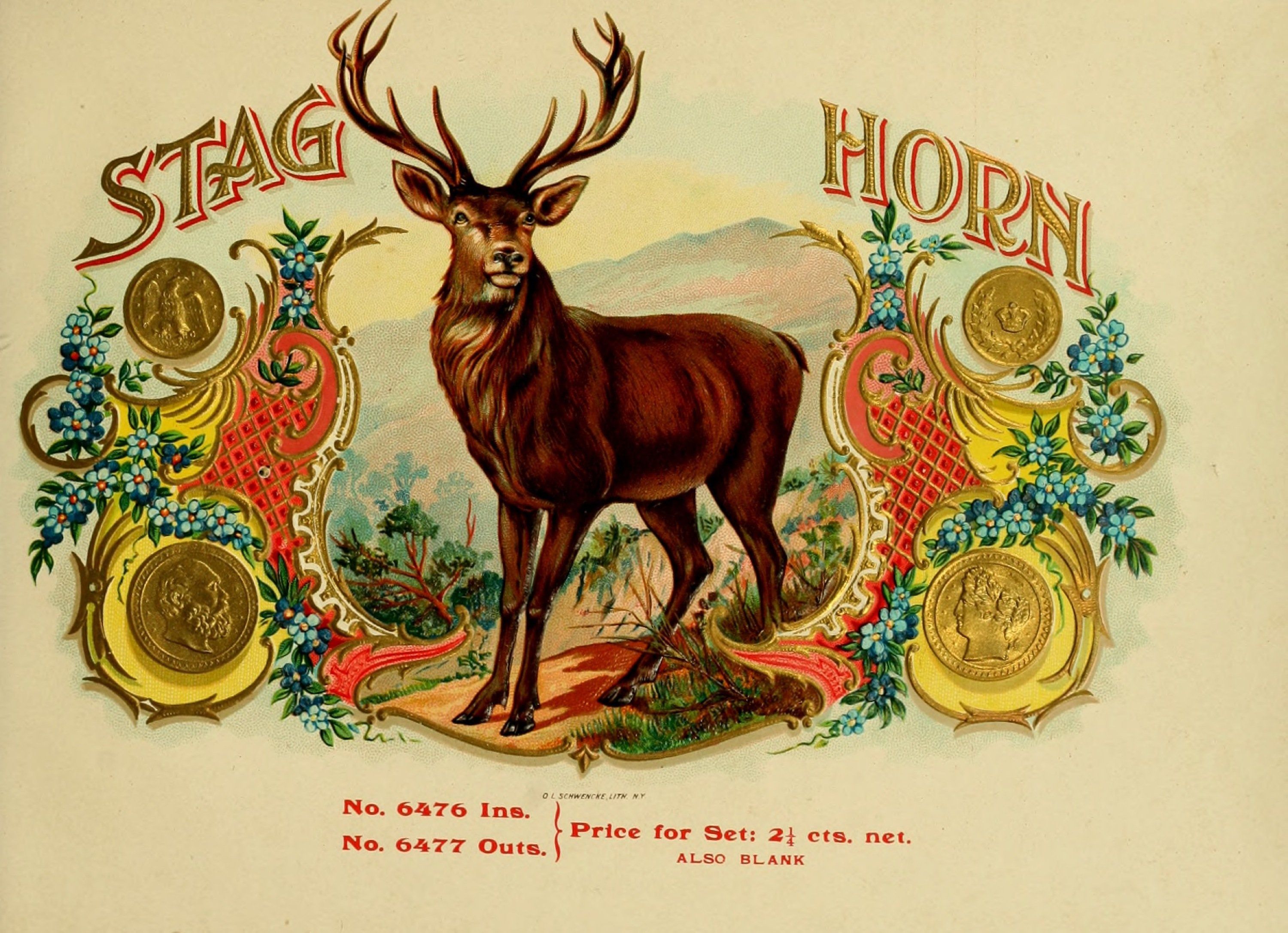 Wallpaper, 3000x2173 px, ART, artwork, bokeh, cigar, cigarette, cigars, deer, label, logo, poster, retro, smoke, smoking, style, tobacco, vintage 3000x2173