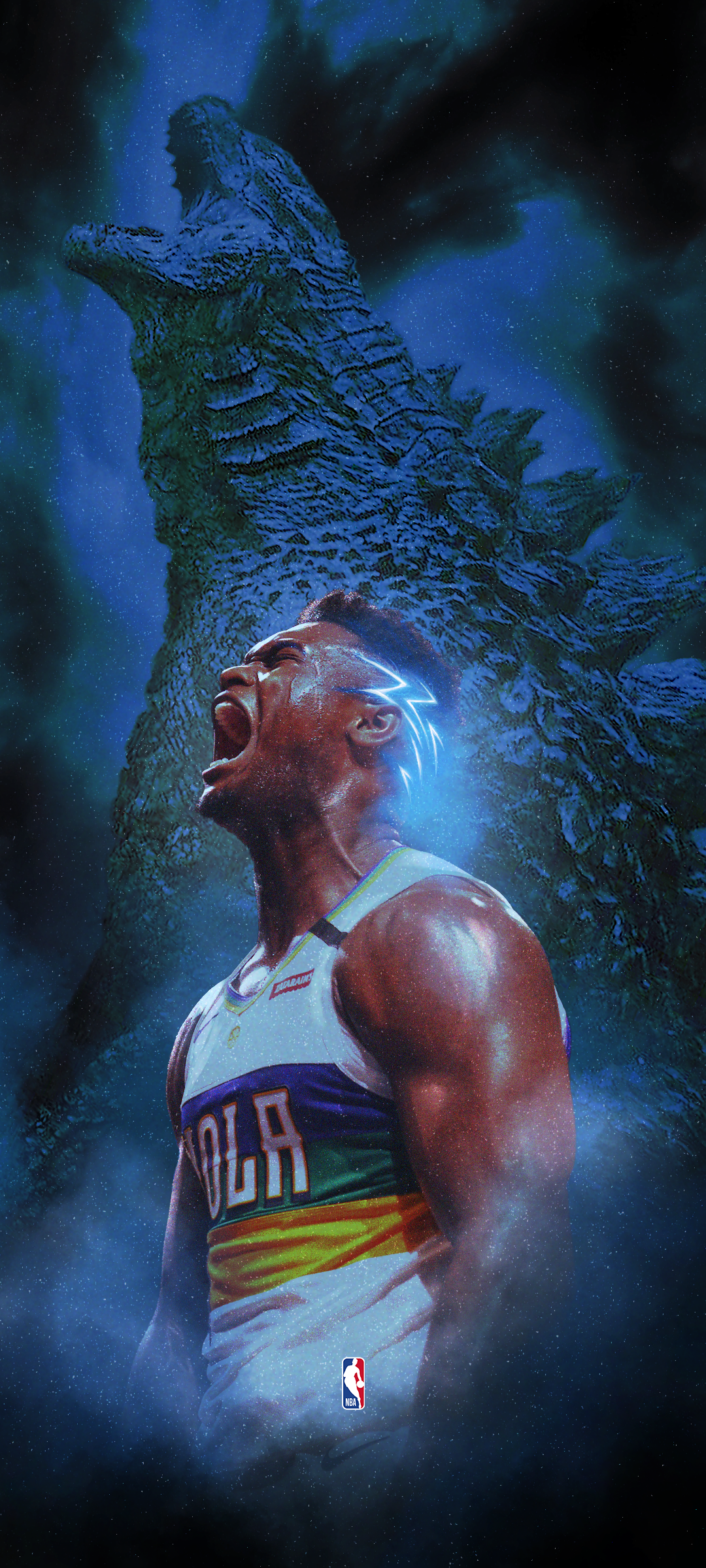 Zion Williamson Godzilla NBA Wallpaper. iPhone wallpaper nba, Cool basketball wallpaper, Nba wallpaper