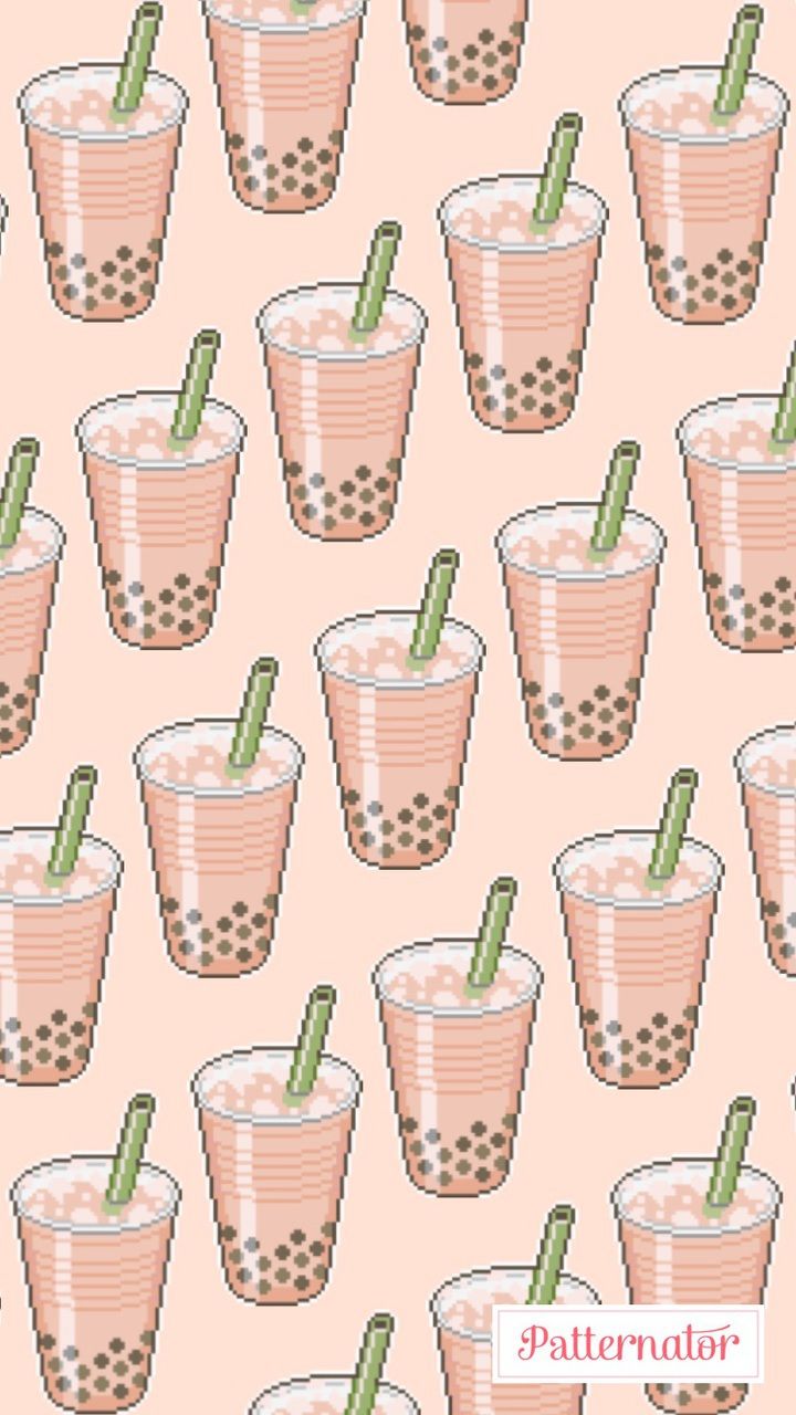 Pink Boba Wallpaper Free Pink Boba Background