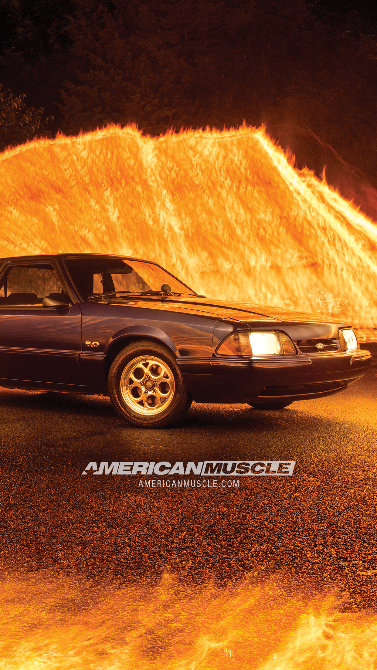 HD wallpaper 1990 body coupe drag ford fox mustang stock street   Wallpaper Flare