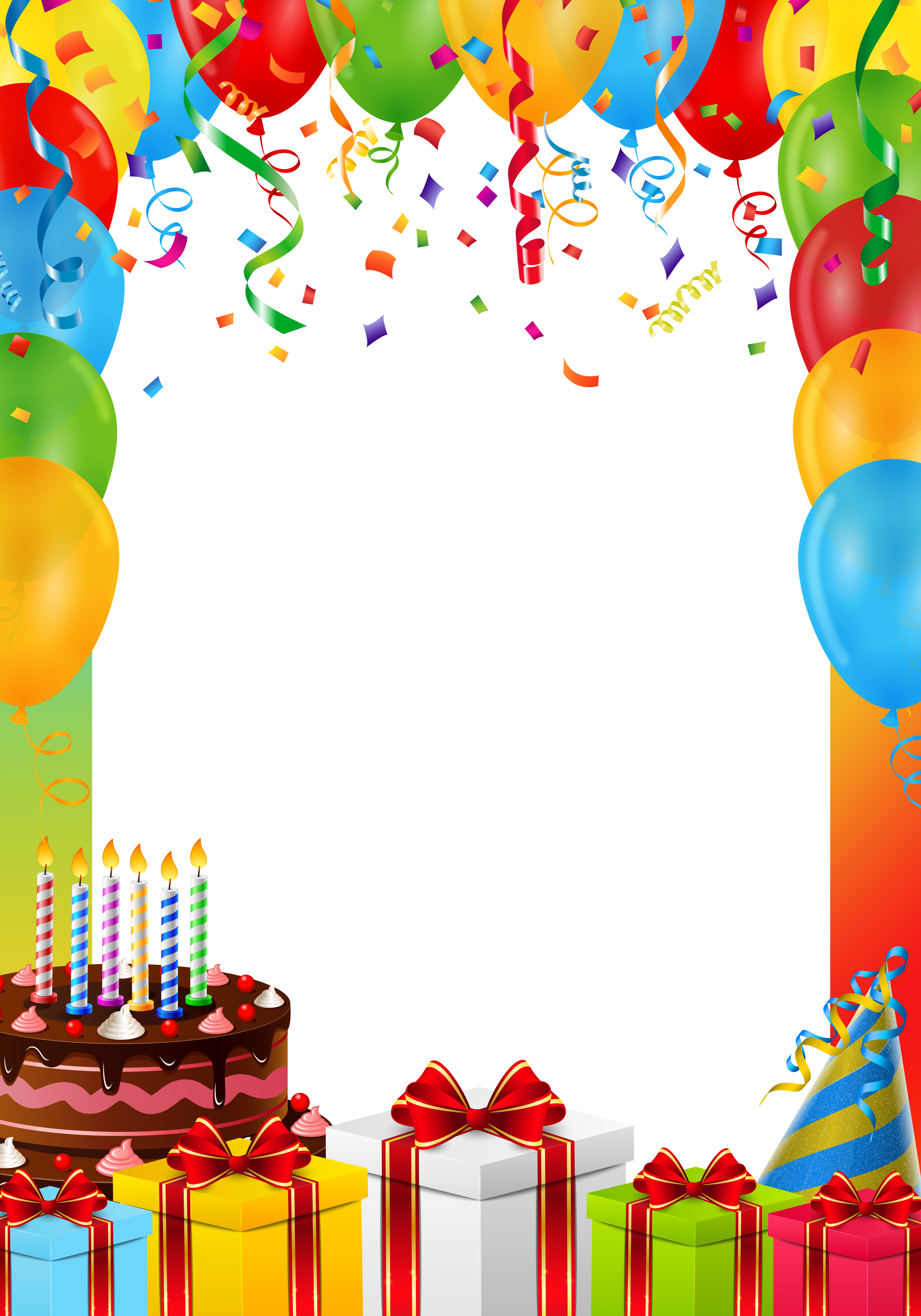 Birthday Frame PNG Transparent Image​-Quality Image and Transparent PNG Free Clipart