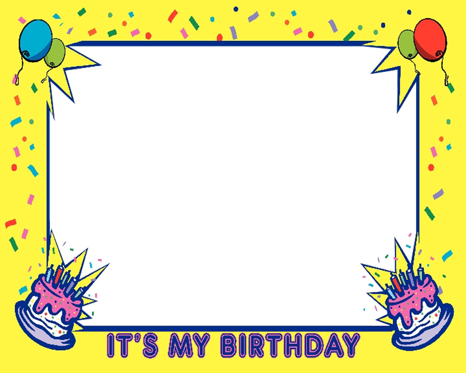 Free Birthday Frames, Download Free Birthday Frames png image, Free ClipArts on Clipart Library