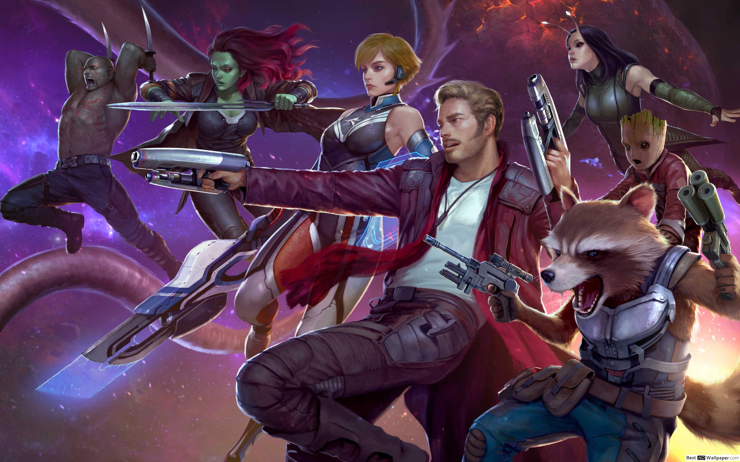 Marvel: Future Fight game Of The Galaxy HD wallpaper download