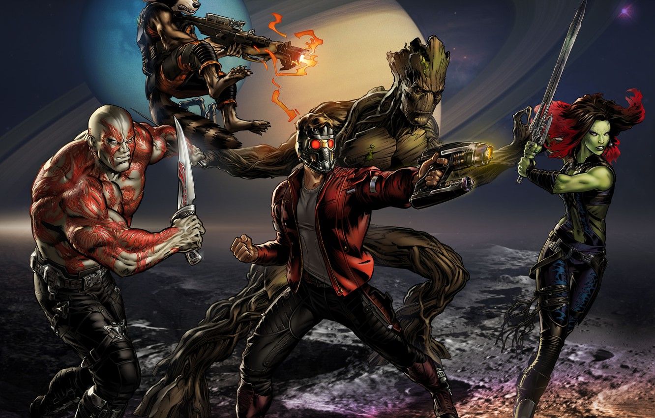 Wallpaper Comic, Guardians Of The Galaxy, Guardians of the Galaxy image for desktop, section фильмы