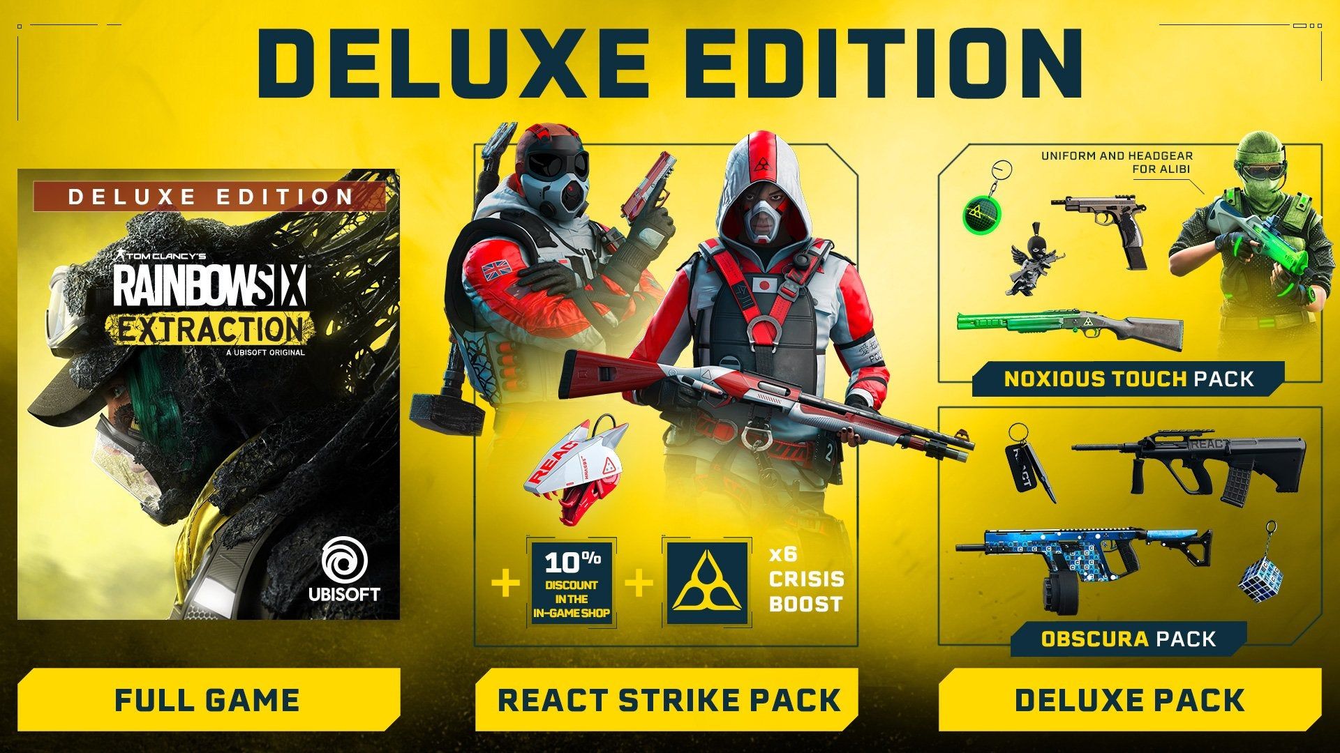 Rainbow Six: Extraction's What Comes in Each Edition