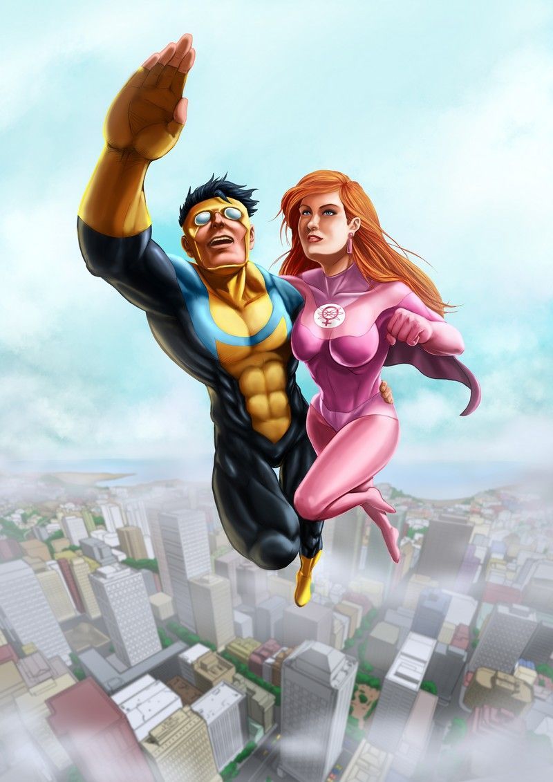 Invincible And Atom Eve. Invincible Comic, Comic Book Heroes, Valiant Comics