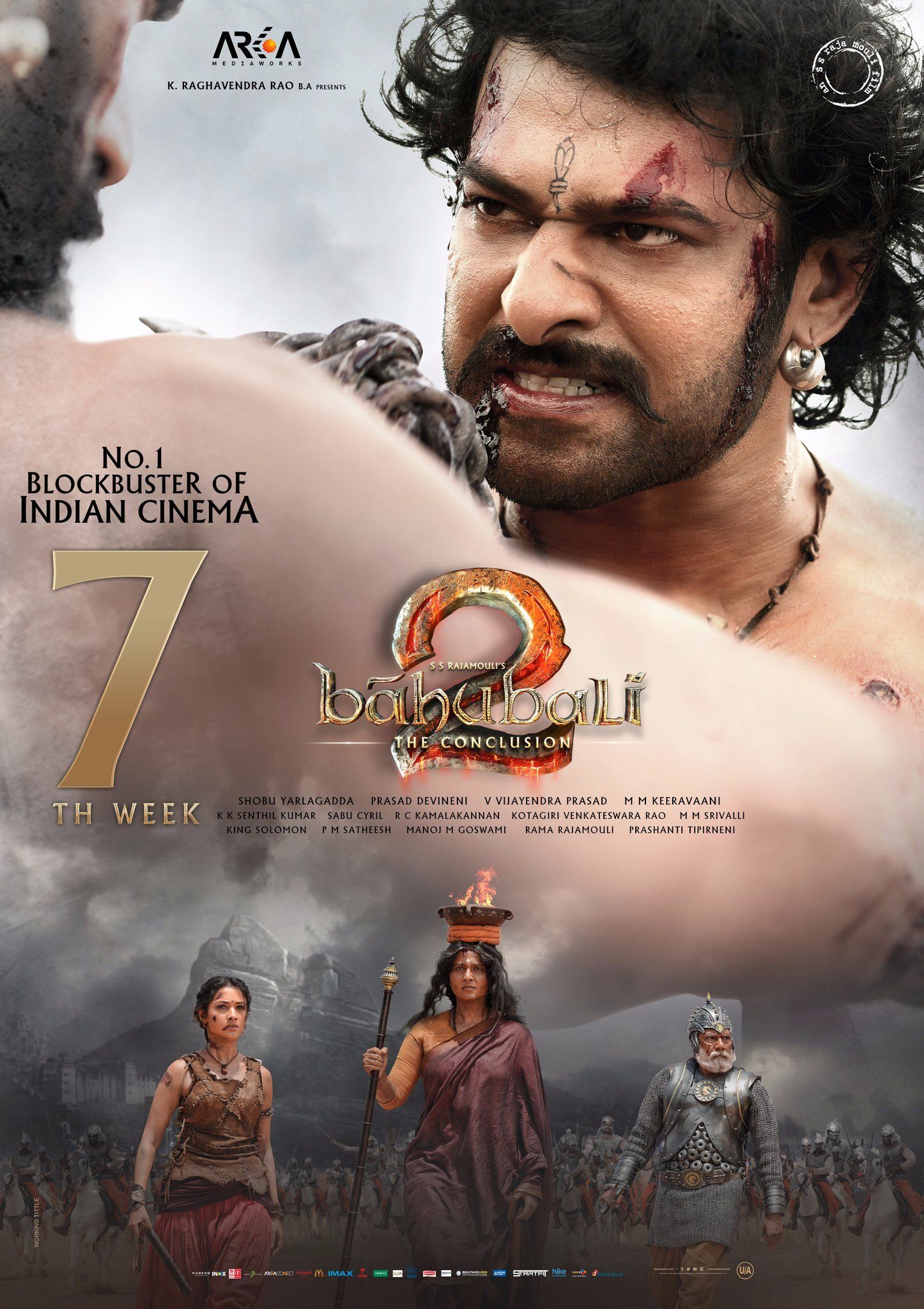 Prabhas Baahubali, The Conclusion Movie Wallpaper Ultra HD Posters 25CineFrames. Movie, Film, Cinema, Drama, Serial, TV, Book Synopsis