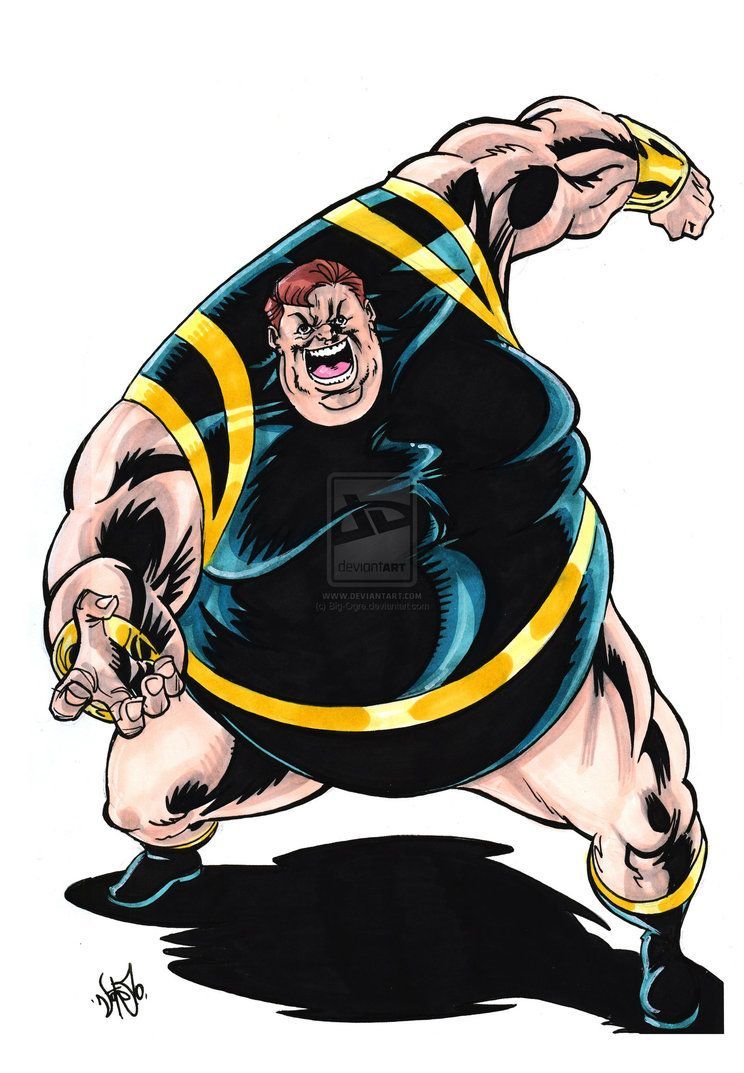 The Blob Mutant Menace By Big Ogre. Comic Villains, Marvel Comic Character, Marvel Characters