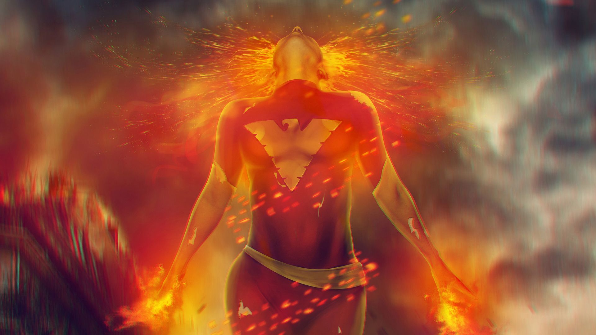 Jean Grey In Xmen Dark Phoenix Art, HD Superheroes, 4k Wallpaper, Image, Background, Photo and Picture