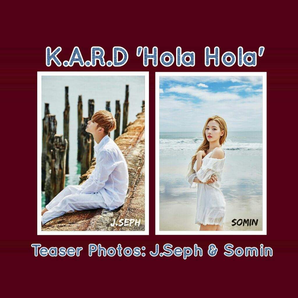 K.A.R.D 'Hola Hola' Teaser Photo: J.Seph & Somin. K Pop Amino