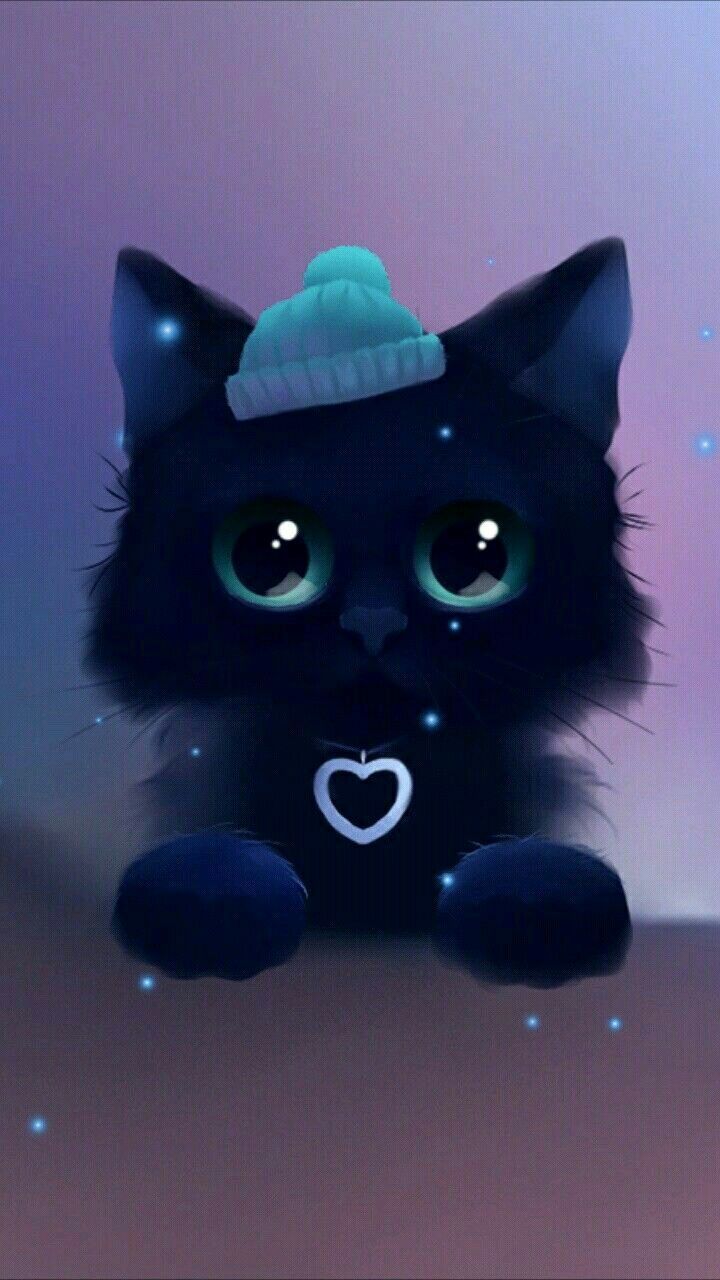 Kawaii Anime Cat Wallpaper, HD Kawaii Anime Cat Background on WallpaperBat