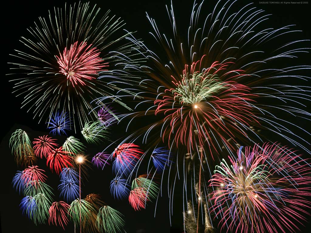 July 4th Fireworks Image Free HD Wallpaper