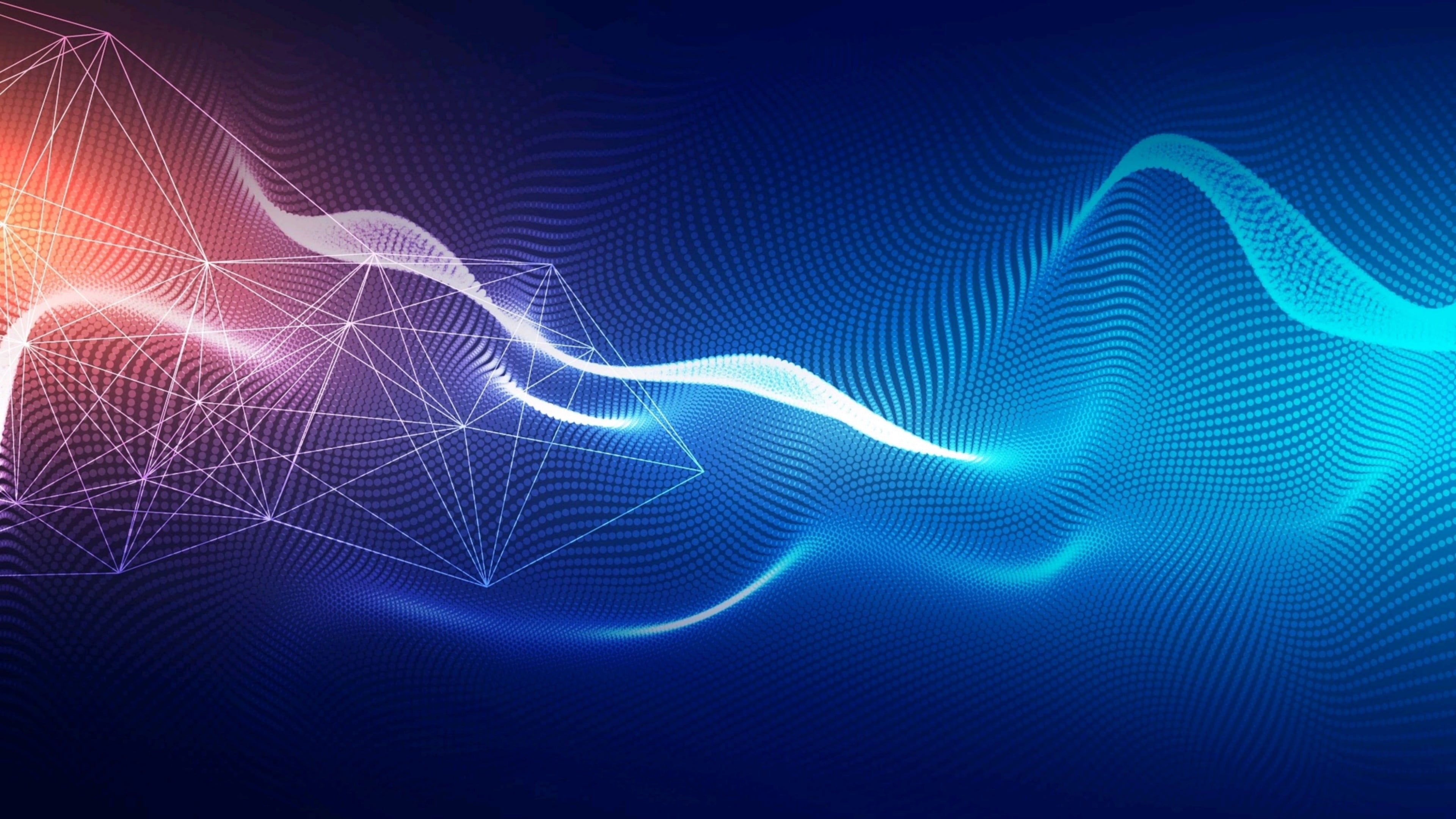 blue #light electric blue #connection #line #sky #graphics fractal art #technology #energy #net #wave #mesh K. HD wallpaper, 3440x1440 wallpaper, Fractal art