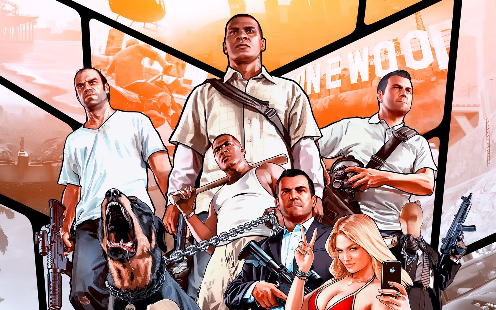 Gta V Poster 4k 1680x1050 Resolution HD 4k Wallpaper, Image, Background, Photo and Picture