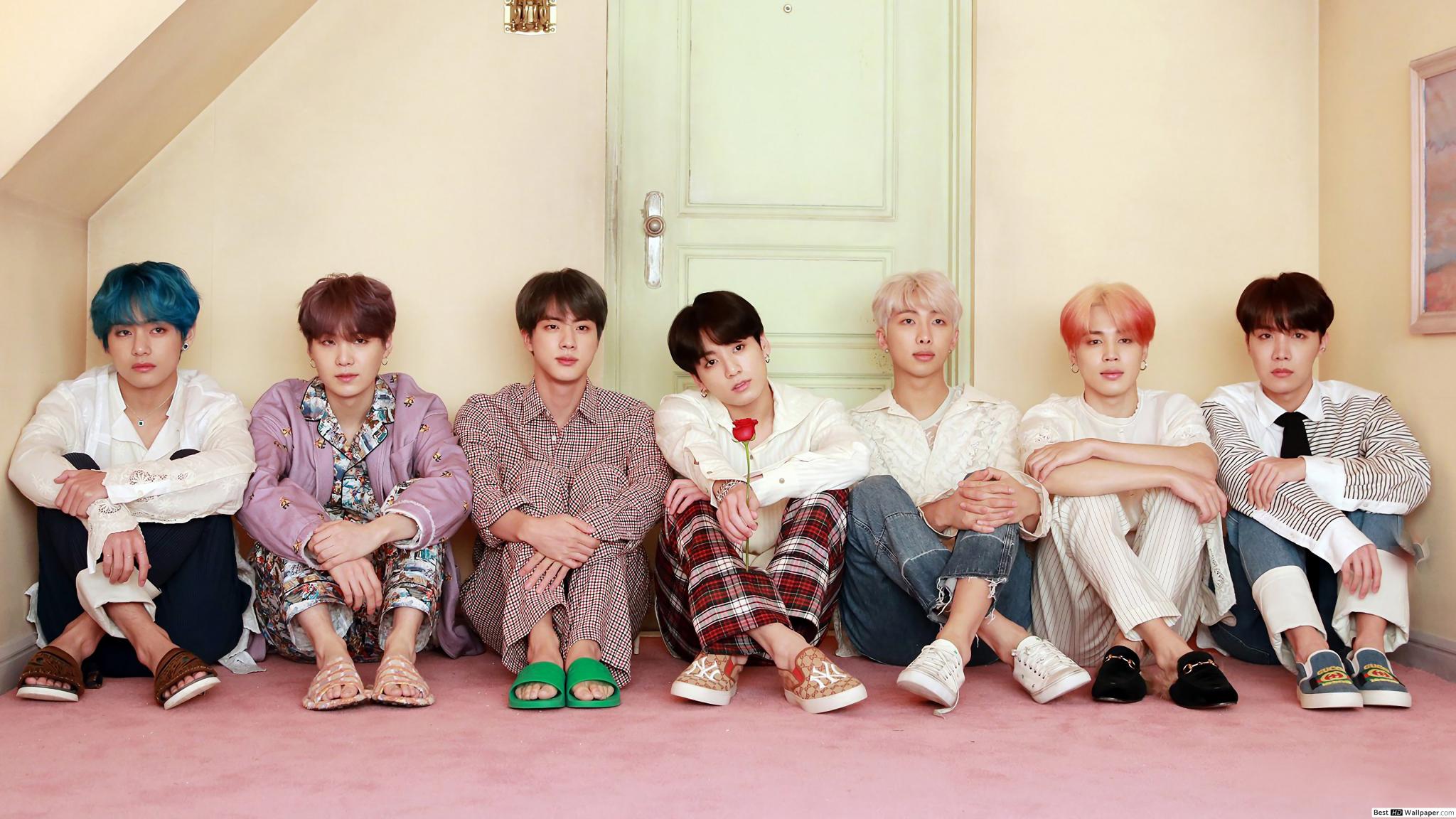 BTS (Bangtan Boys) Members in 'Map of The Soul: Persona' MV Photohoot HD wallpaper download