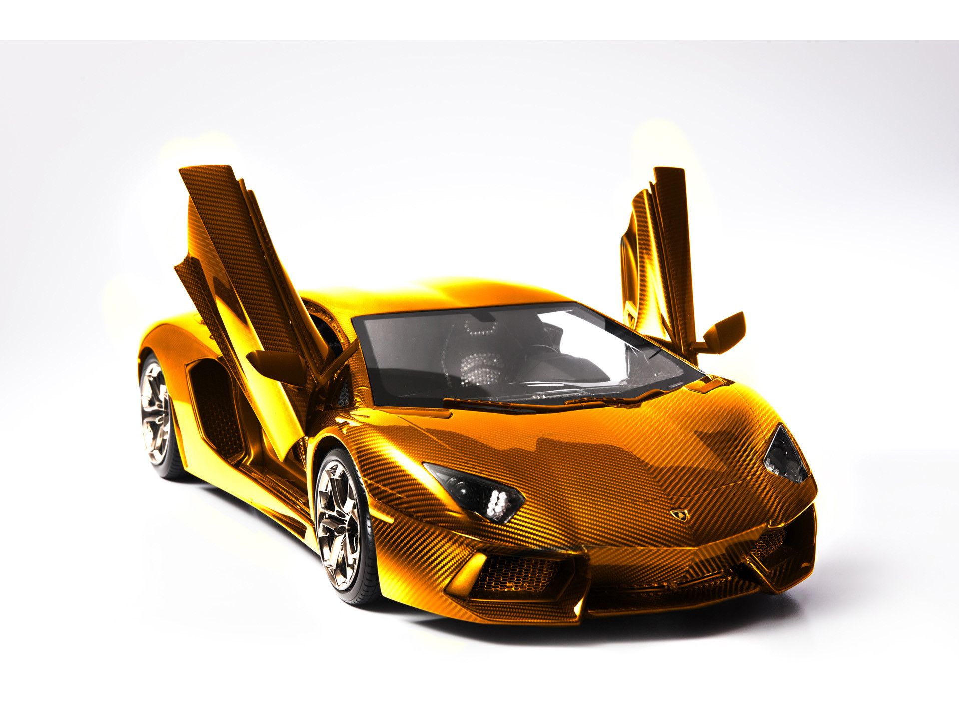 Gold Lamborghini