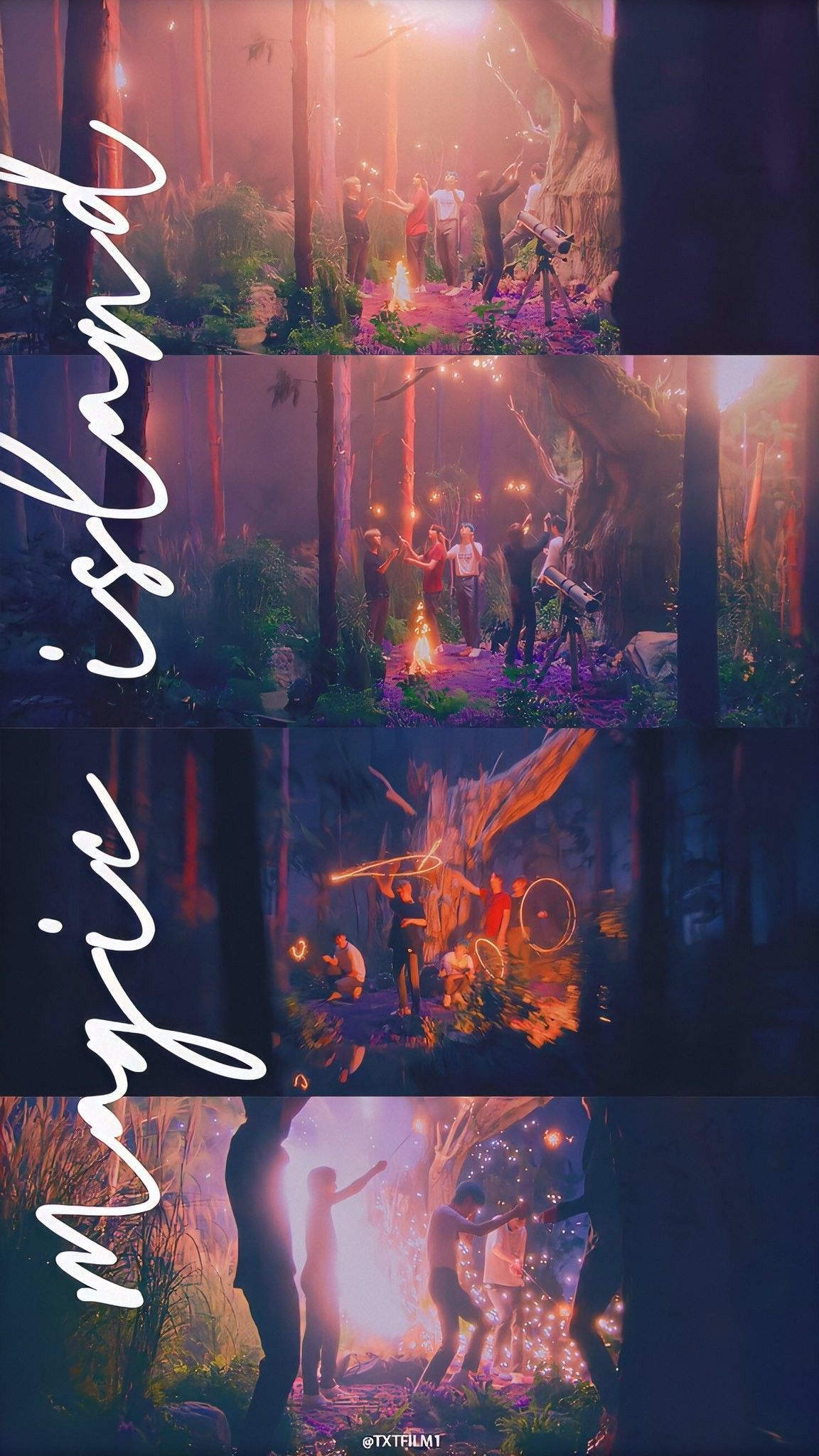 TXT Magic Island wallpaper Tomorrow X Together Magic Island wallpaper. Magic island, Island wallpaper, Txt magic