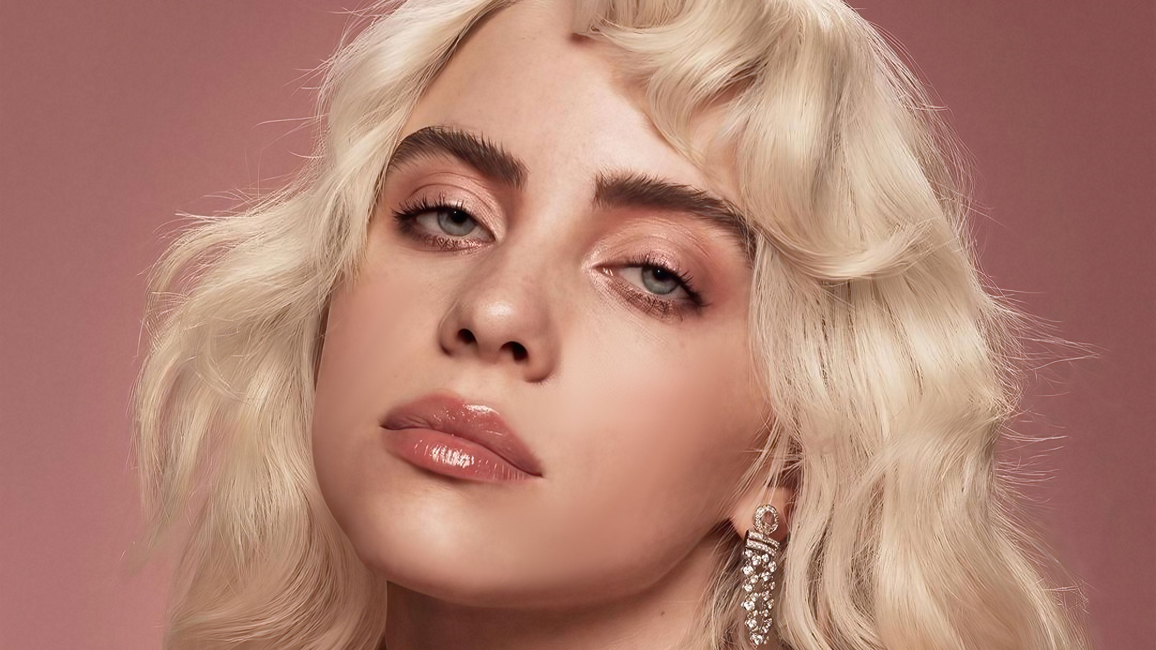 Billie Eilish Vogue Uk 2021 4k 1024x768 Resolution HD 4k Wallpaper, Image, Background, Photo and Picture