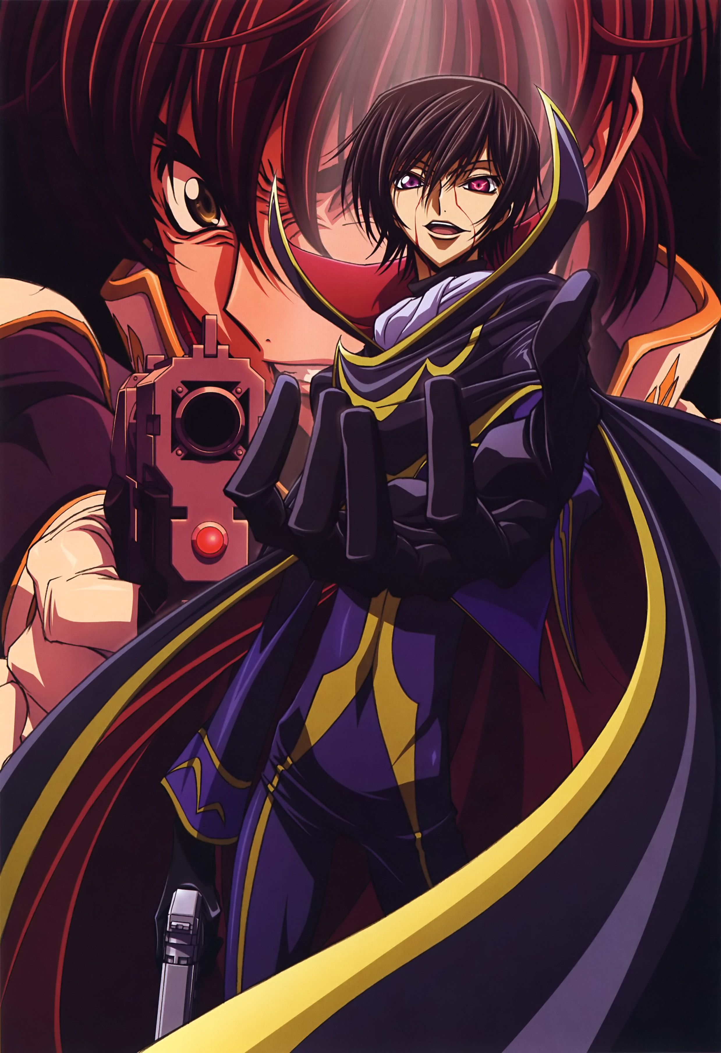 Code Geass: Lelouch of the Rebellion. コードギアス 反逆のルルーシュ. โค้ด กีอัส ภาคการปฏิวัติของลูลูช. Code geass wallpaper, Code geass, Anime