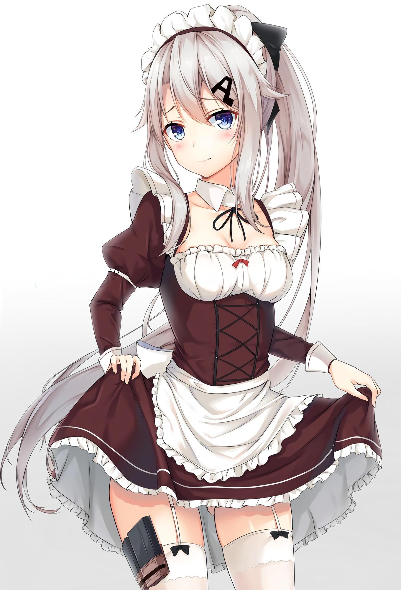 image Of Cute Anime Girl In Maid Outfit