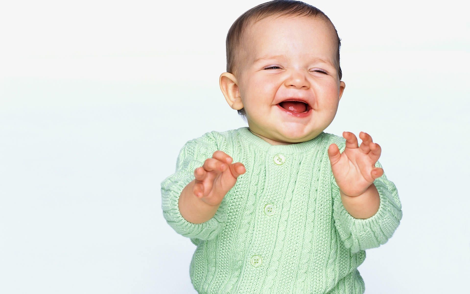 Laughing Baby Background 1920x1200