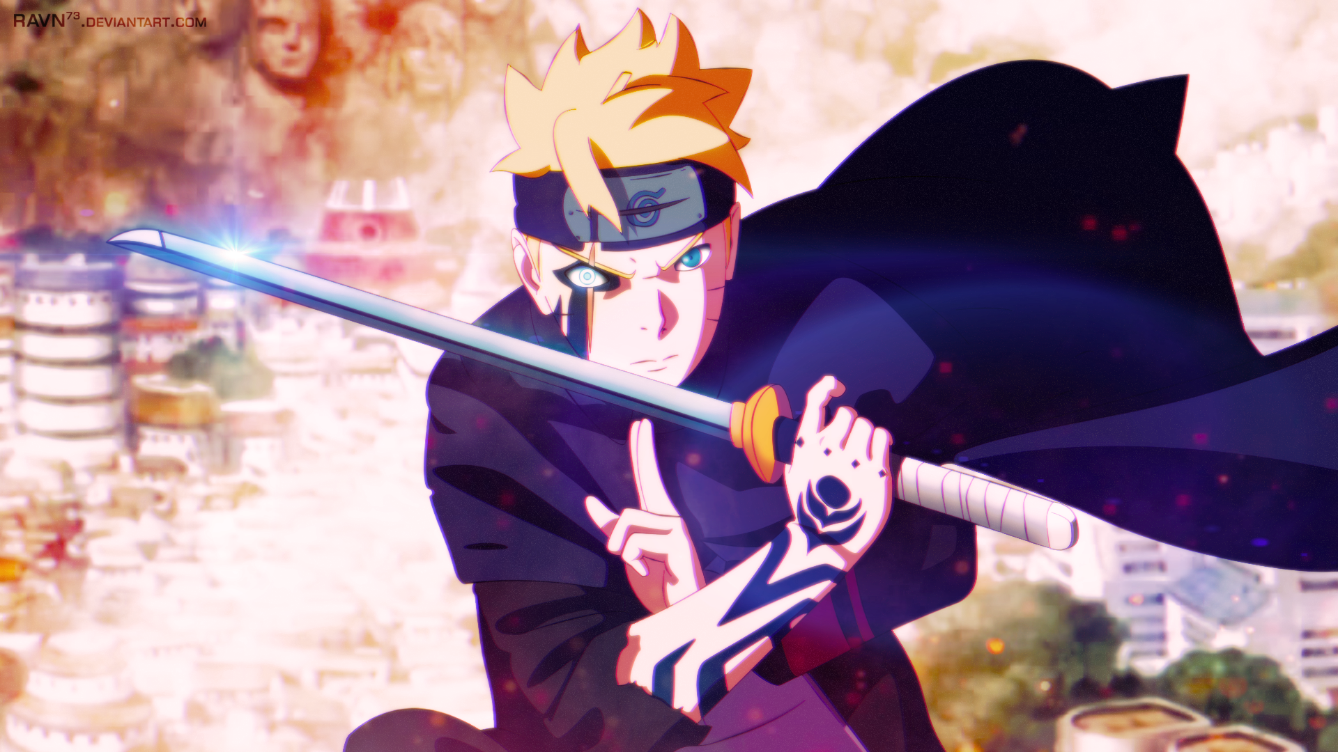 #anime, #sword, #boruto, #Uzumaki Boruto, #Jogan wallpaper HD Wallpaper