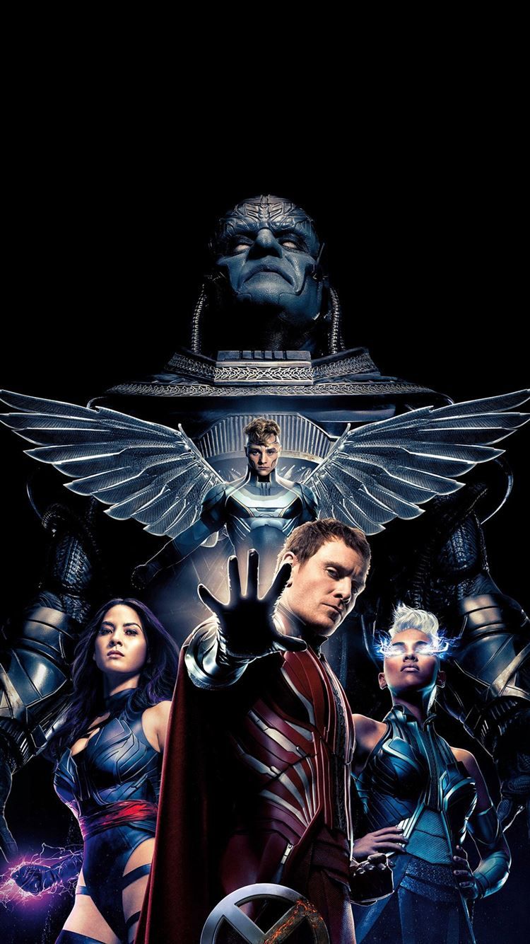 Xmen Apocalypse Poster Film Hero Destroy iPhone 8 Wallpaper Free Download