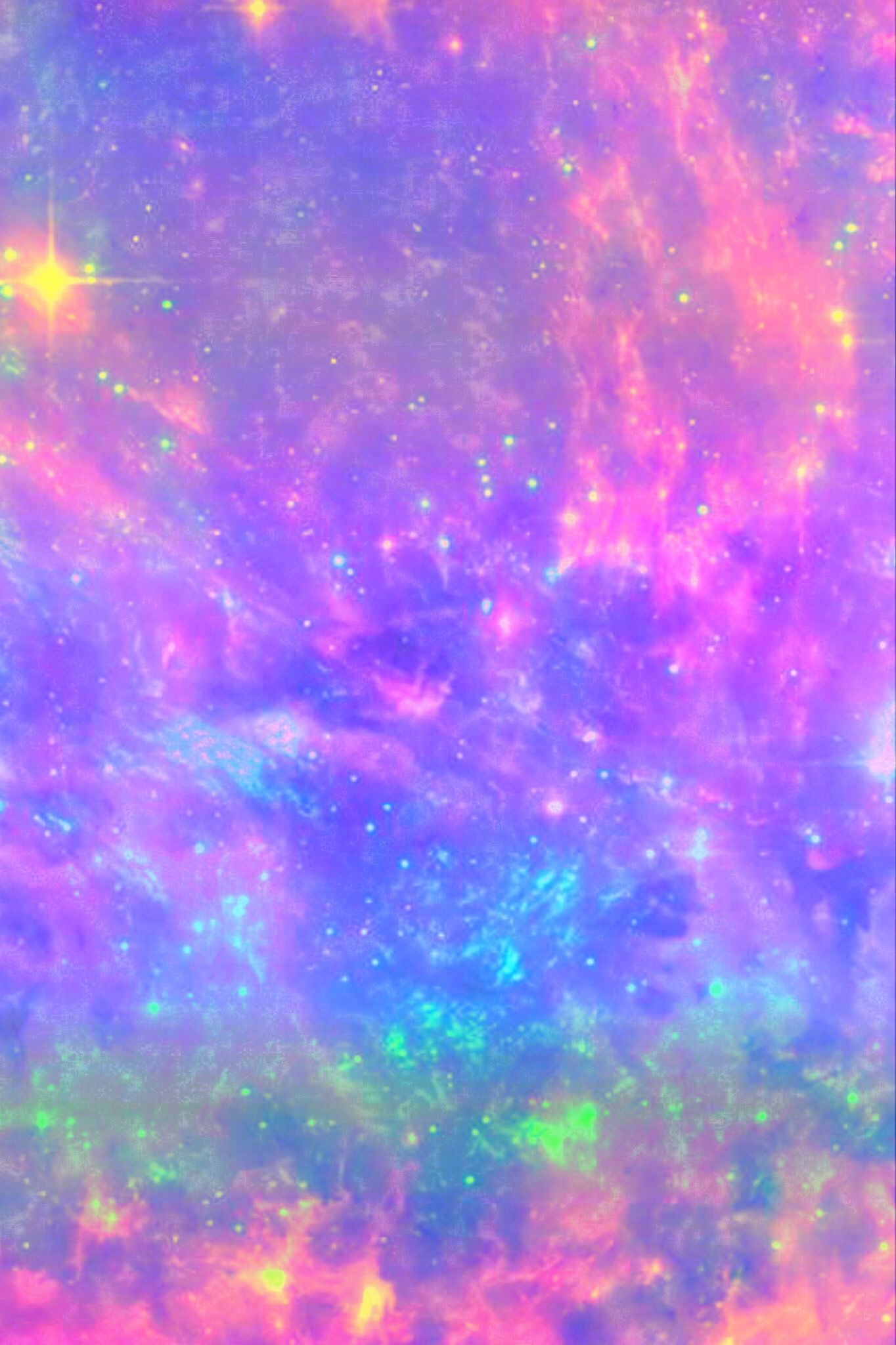 glitter #sparkle #galaxy #sky #stars #rainbow #pastel #prism #sunset #shimmer #holographic. Holographic wallpaper, iPhone wallpaper glitter, Rainbow wallpaper