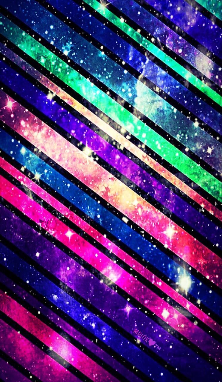 Rainbow Glitter Wallpaper iPhone