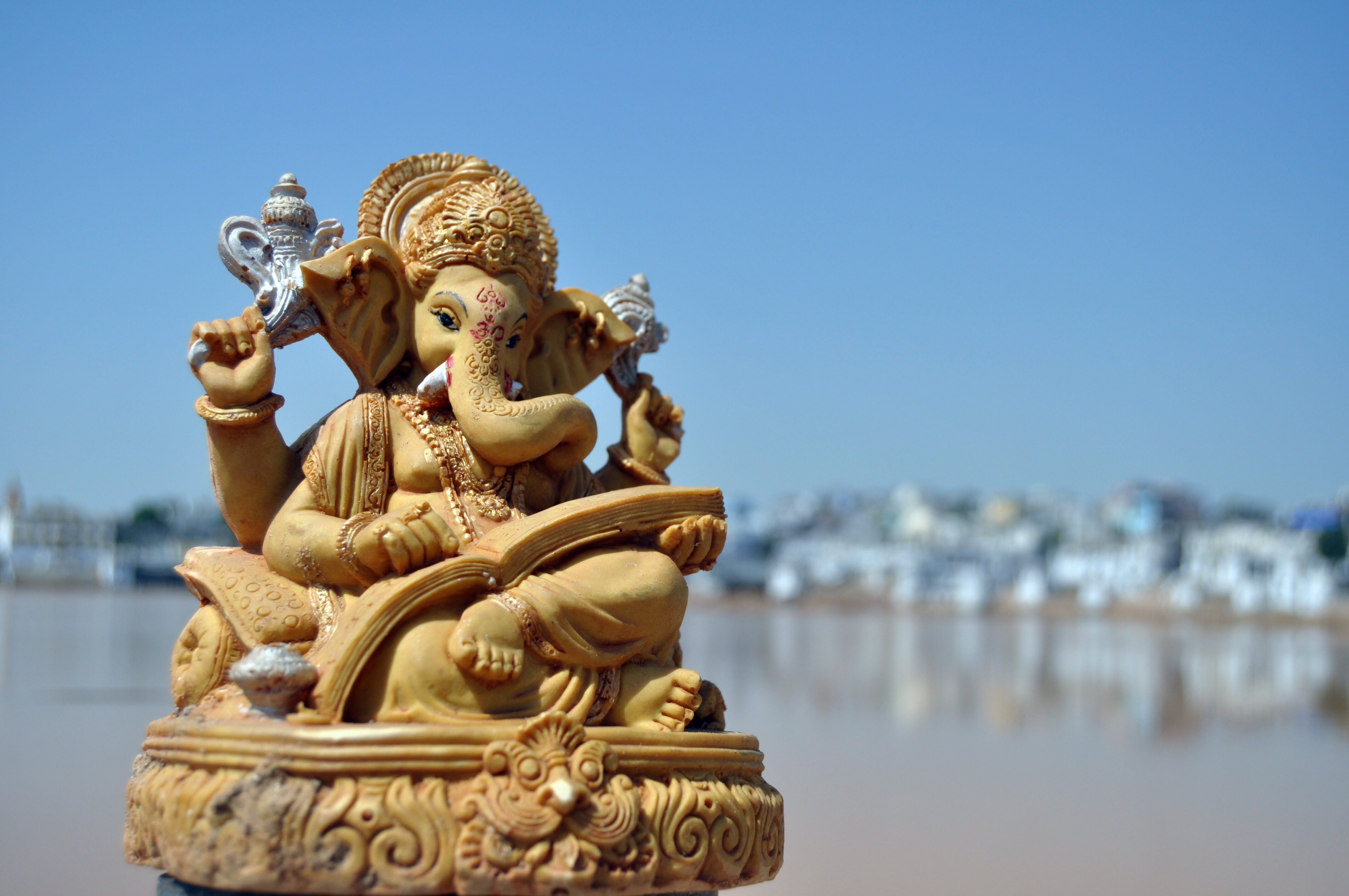 Beautiful Natural Desktop Ganesh Ji 3D Wallpaper wallpaper