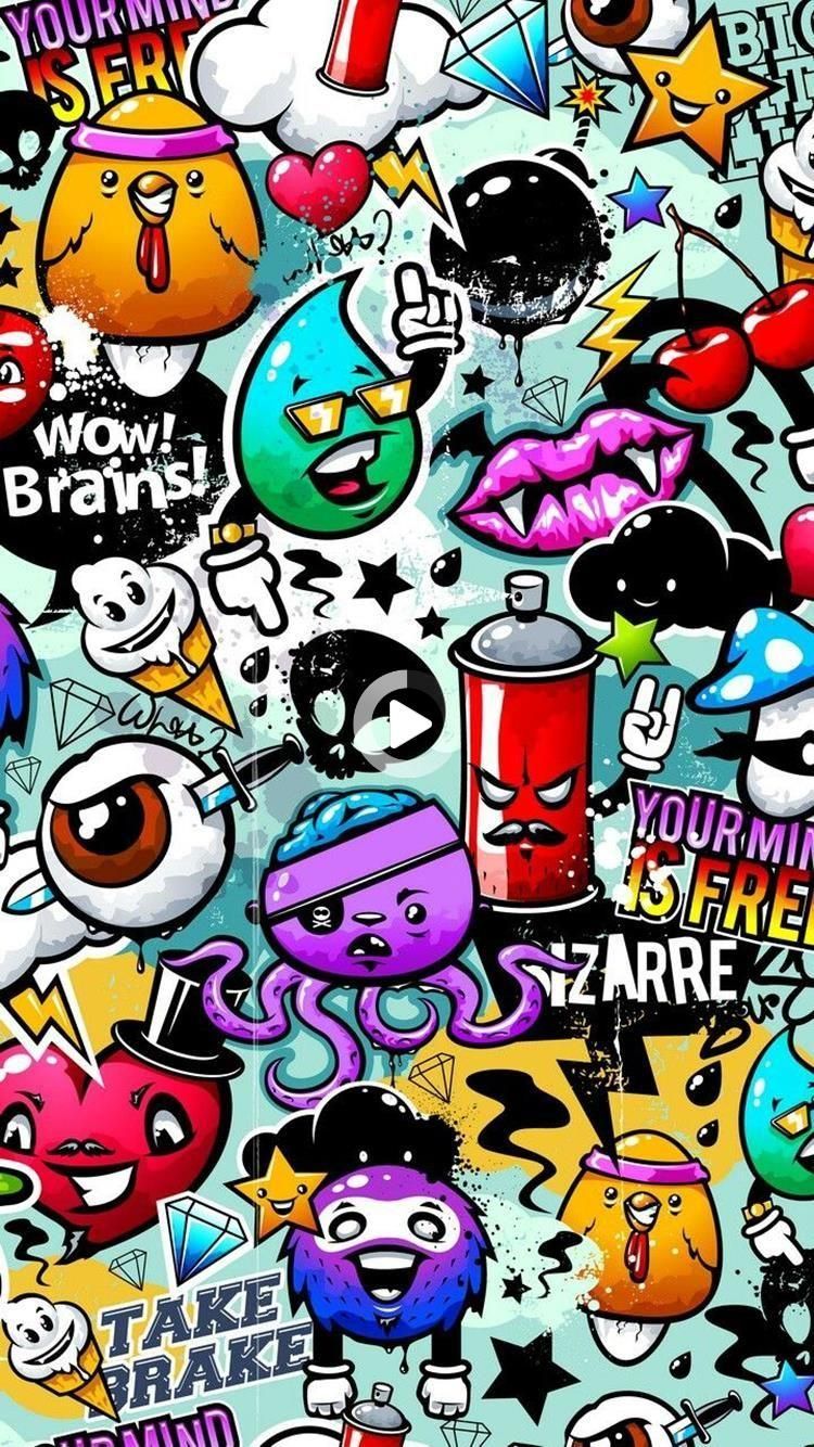 Coole Graffiti iPhone Wallpaper HD. Kostenlose Bilder zum Download 4K of Wallpaper for Andriod