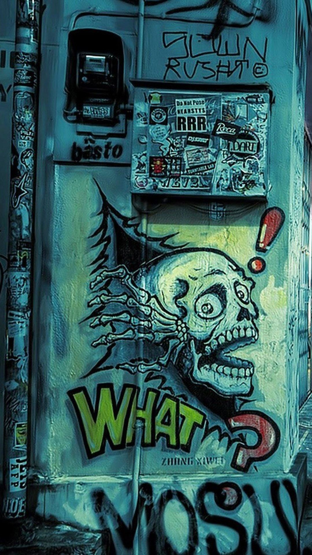 Graffiti Tags Wallpaper  iPhone Android  Desktop Backgrounds
